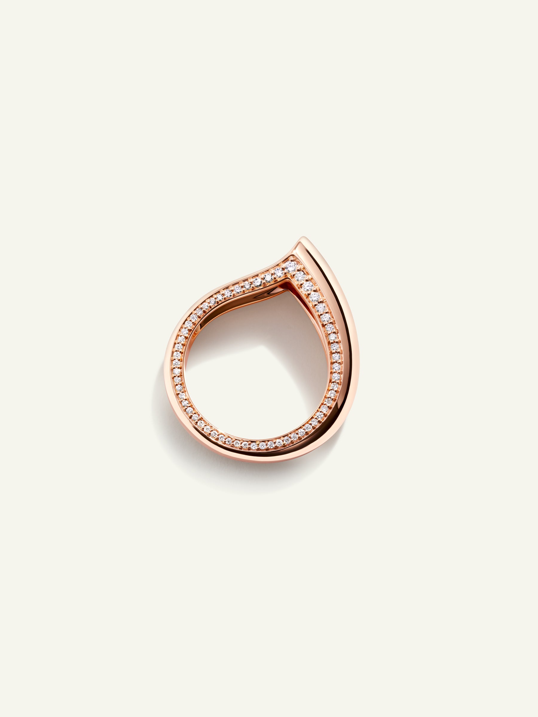 R-Dr-s-pl-rg | Ring SIGNATURE Drop small Diamond Pavé