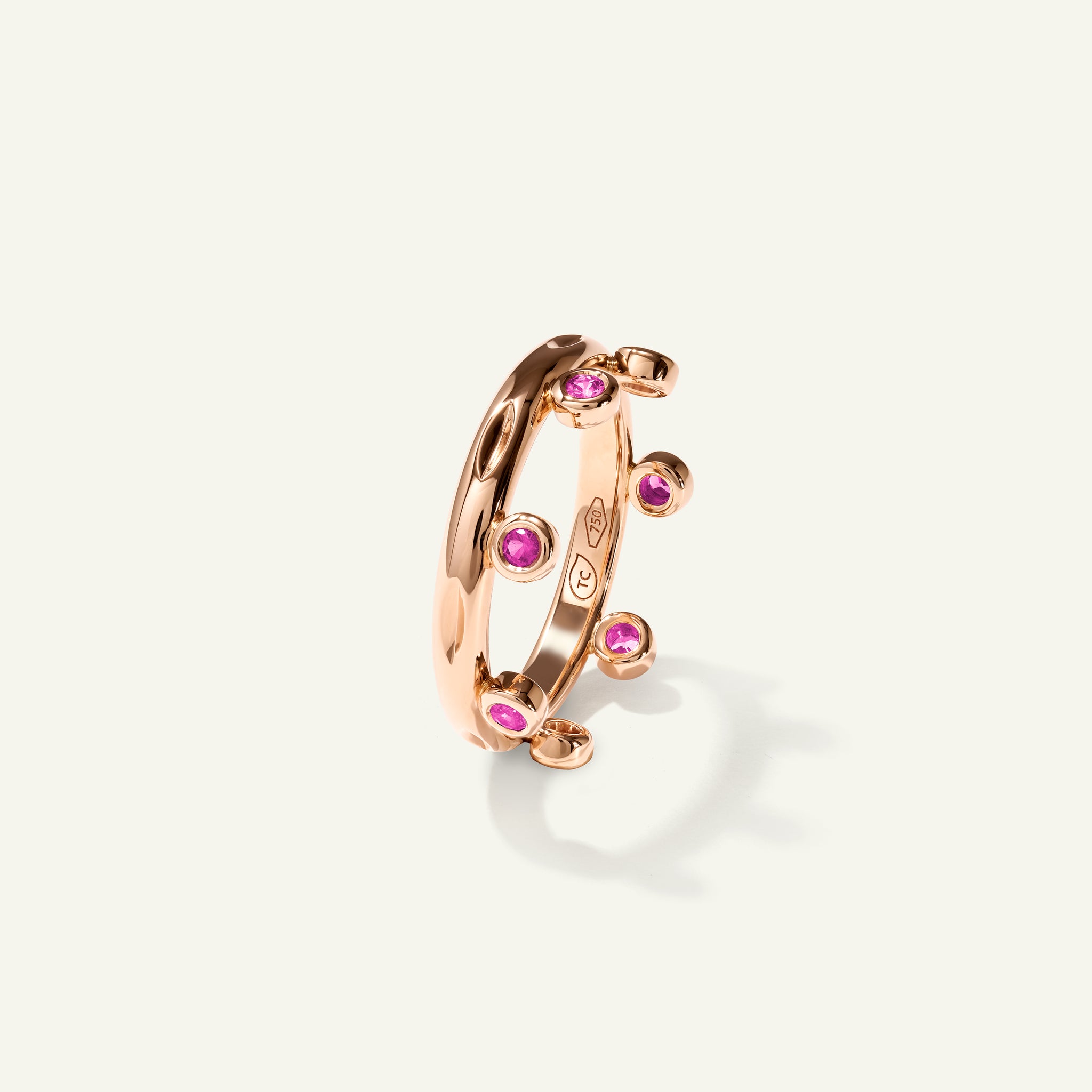 GYPSY Crown Brilliant Cut Ring in ‘Blush’