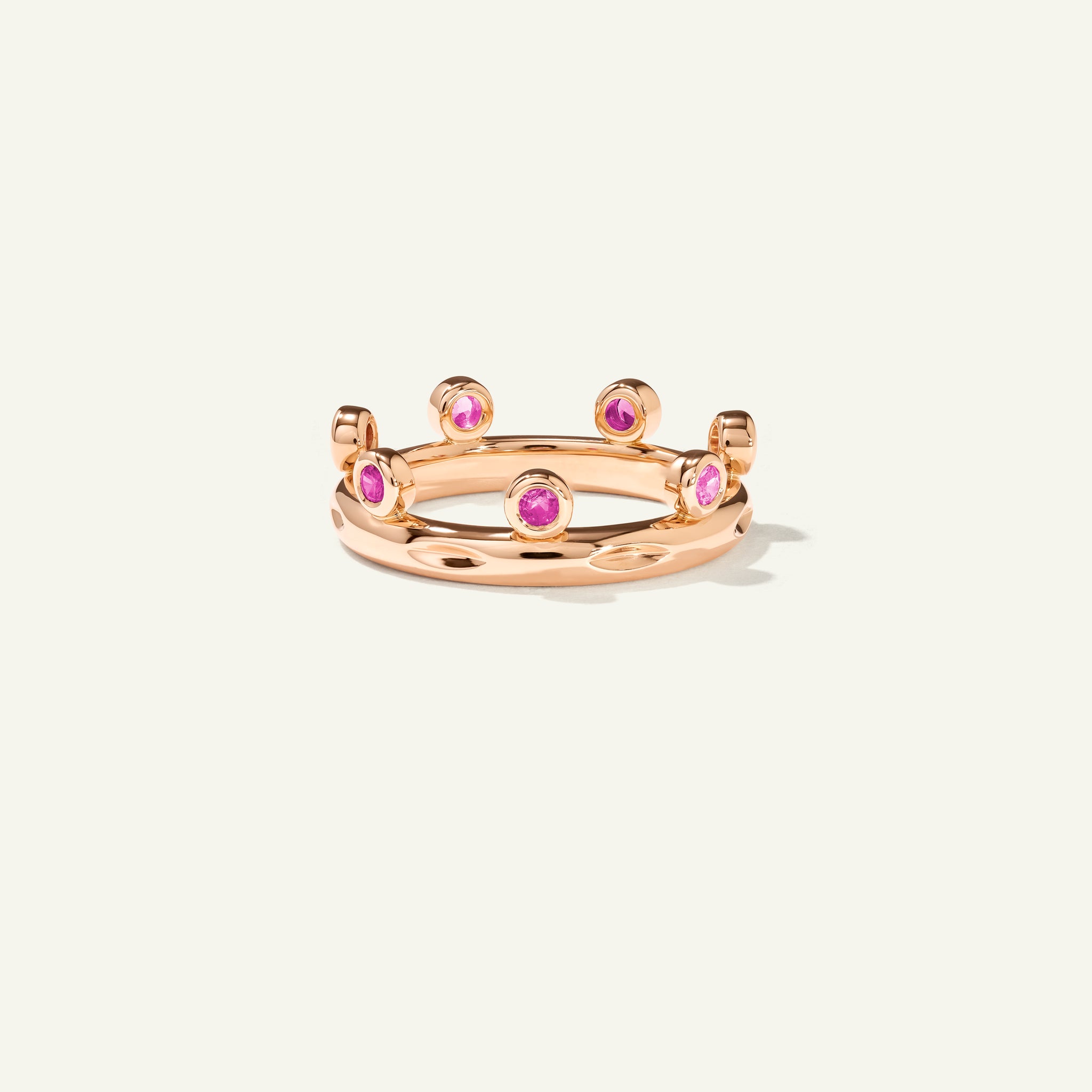 GYPSY Crown Brilliant Cut Ring in ‘Blush’