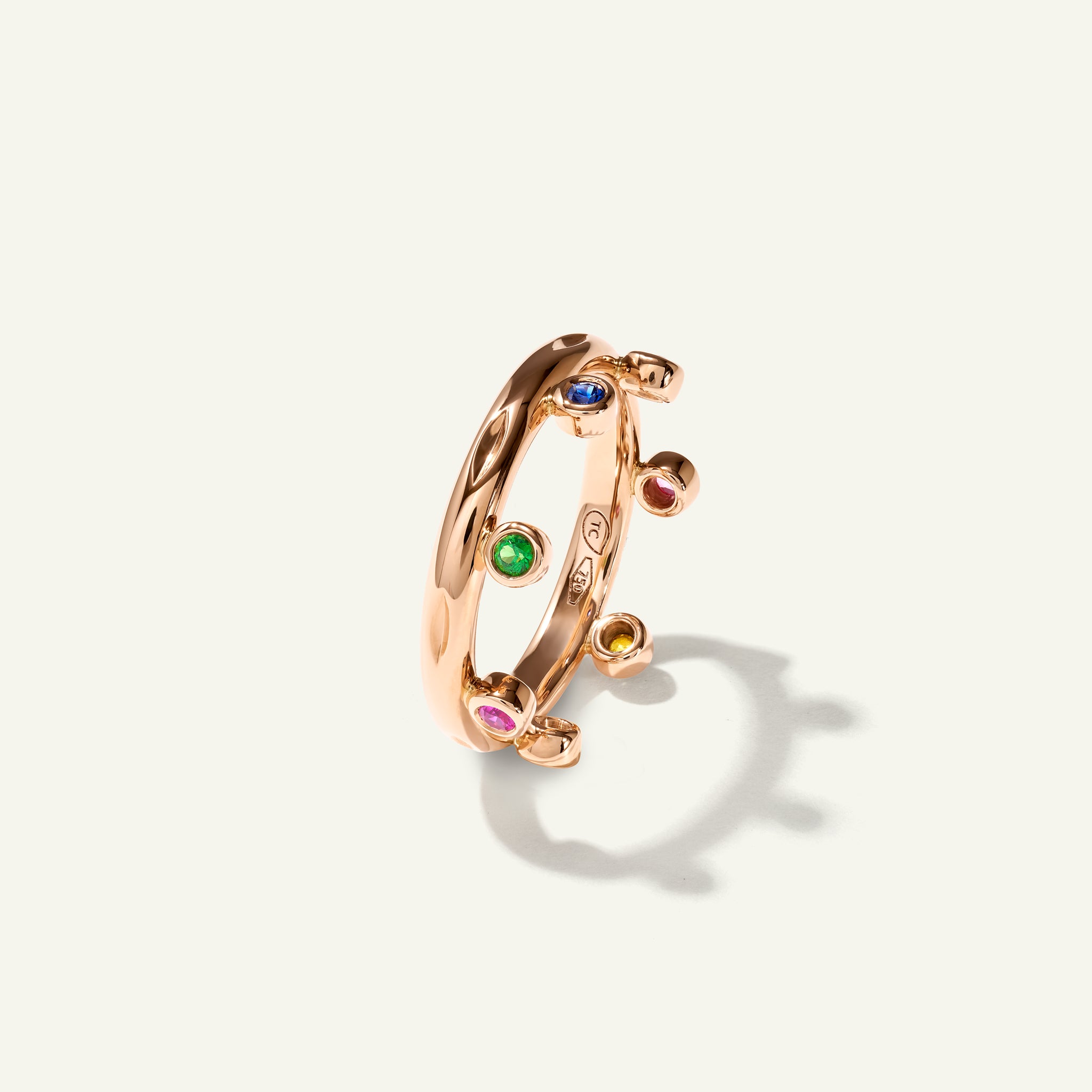 GYPSY Crown Brilliant Cut Ring in 'Candy'