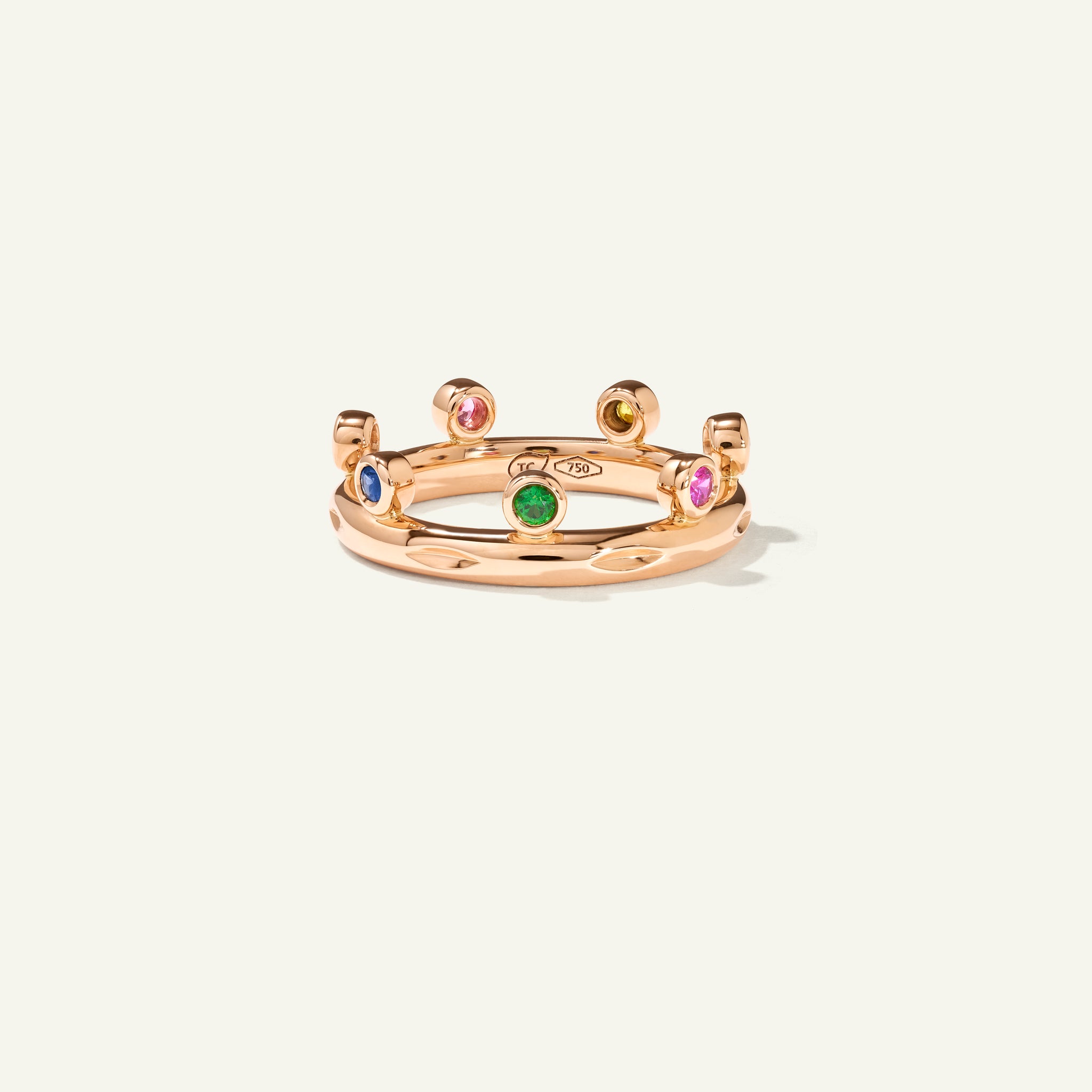 GYPSY Crown Brilliant Cut Ring in 'Candy'