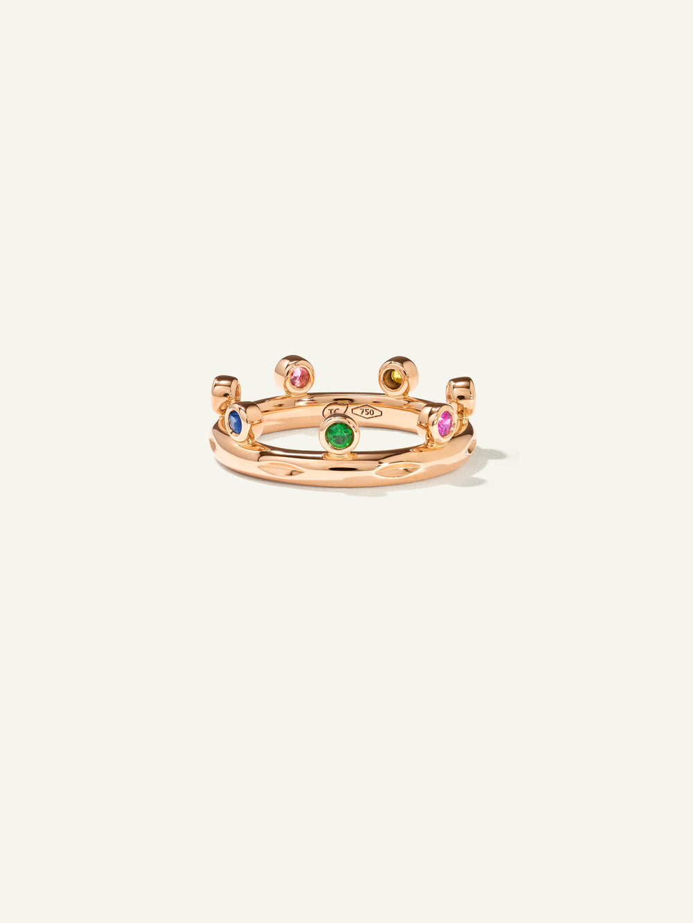 GYPSY Crown Brilliant Cut Ring in 'Candy'