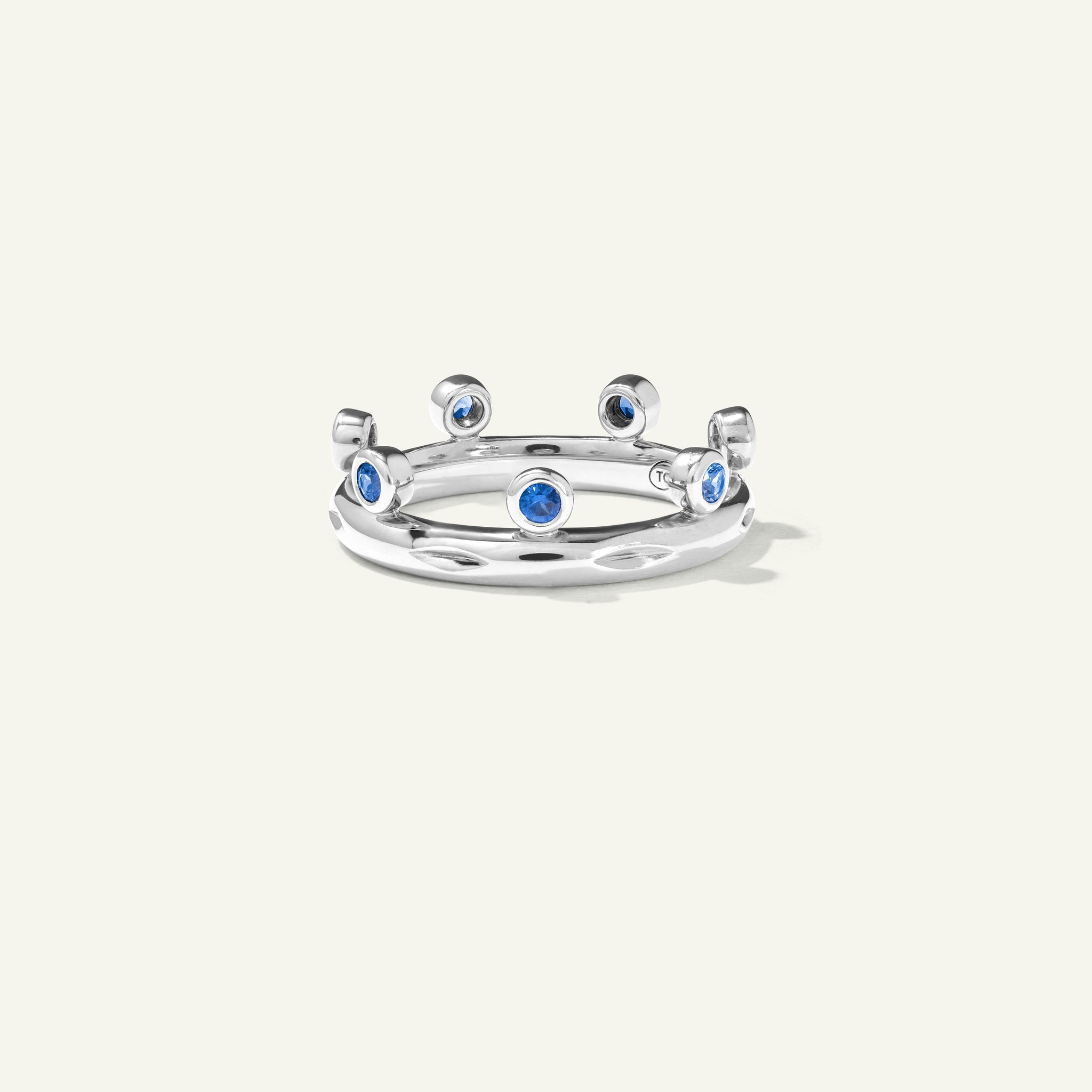 GYPSY Crown Brilliant Cut Ring in 'Ocean'