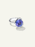 R-TUL-Tan5.2-p-wg | TULIP Ring with Tanzanite