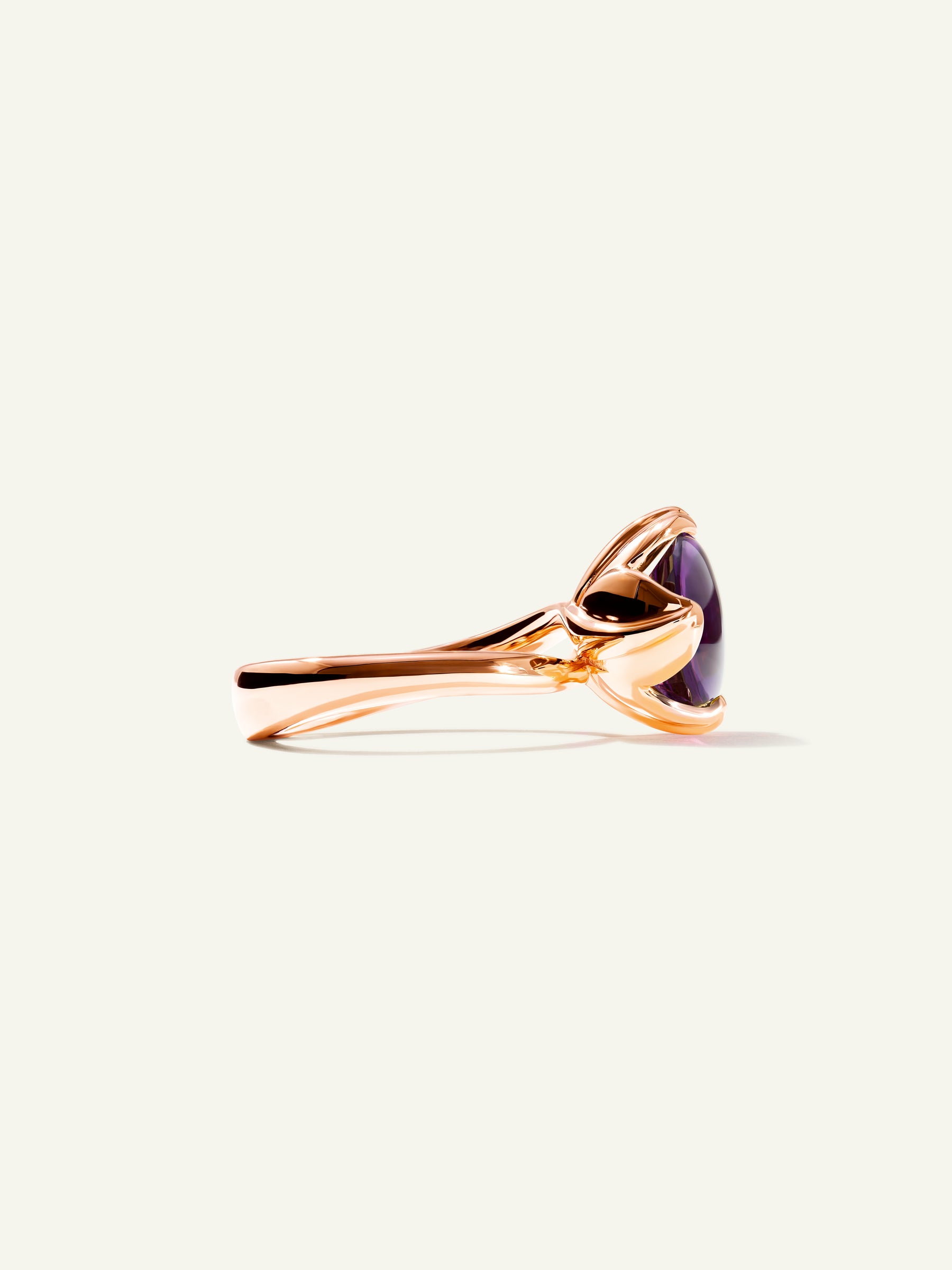 R-TUL-s-Am-rg | TULIP Ring Small with Amethyst
