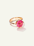 R-TUL-s-TuRo-rg | TULIP Ring Small with Tourmaline
