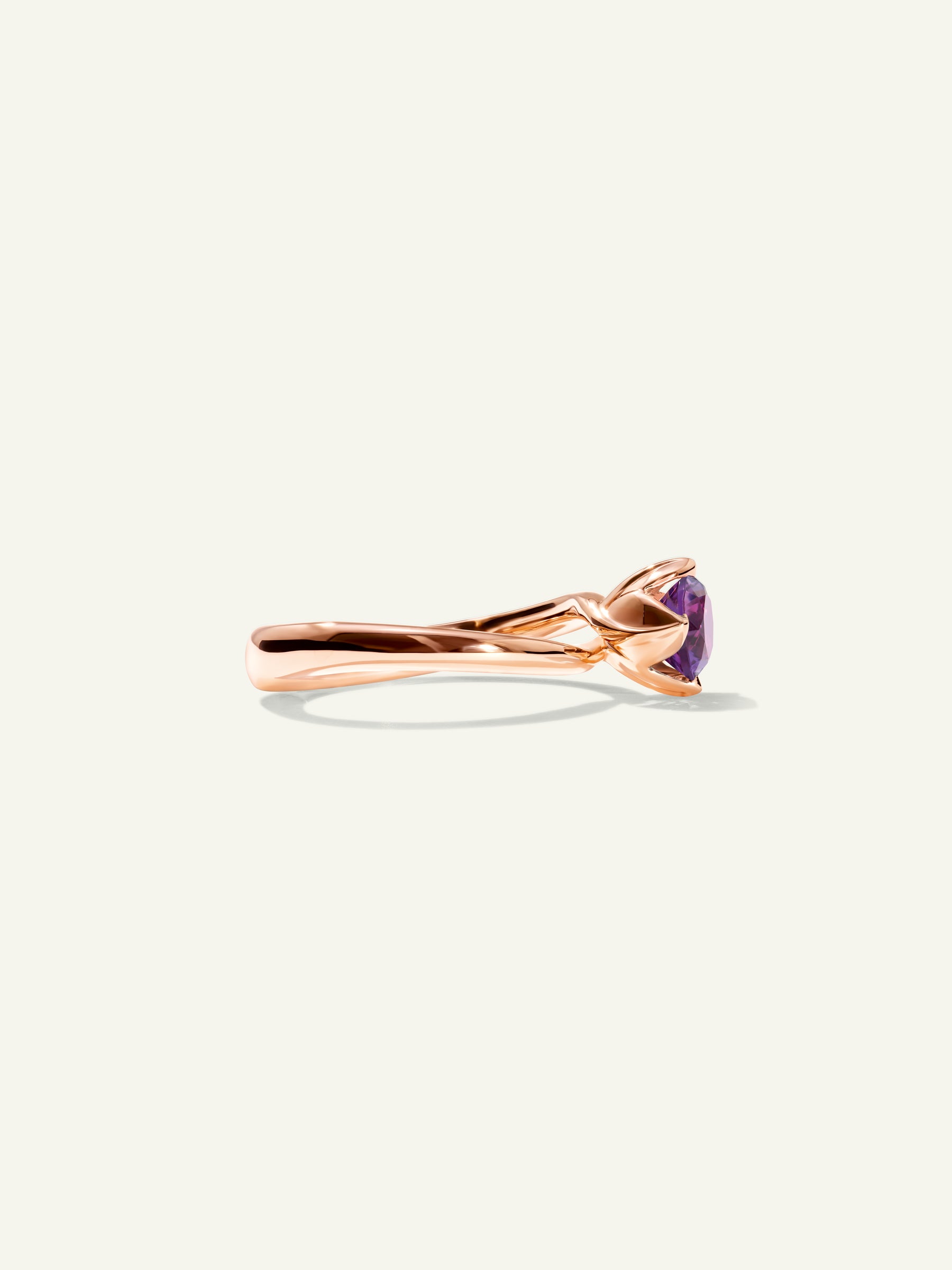 R-TUL-xs-Am-rg | TULIP Ring XS with Amethyst