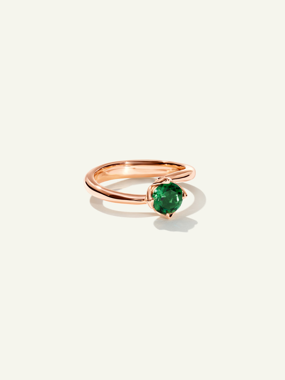 R-TUL-xs-TuGr-rg | TULIP Ring XS with Green Tourmaline