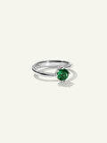 TULIP Ring XS mit grünem Turmalin