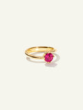 TULIP Ring XS mit rosa Turmalin