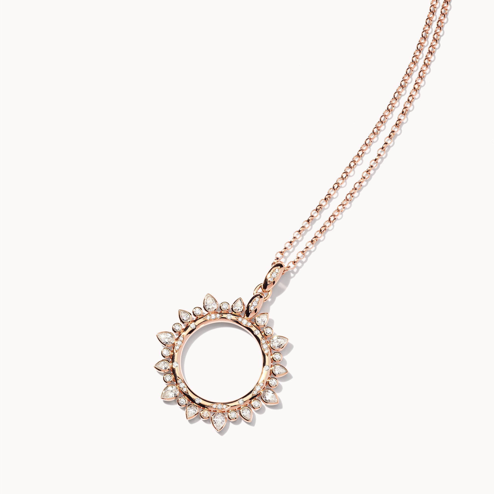 Pendant GYPSY 'Classic' Sun large mit Diamanten