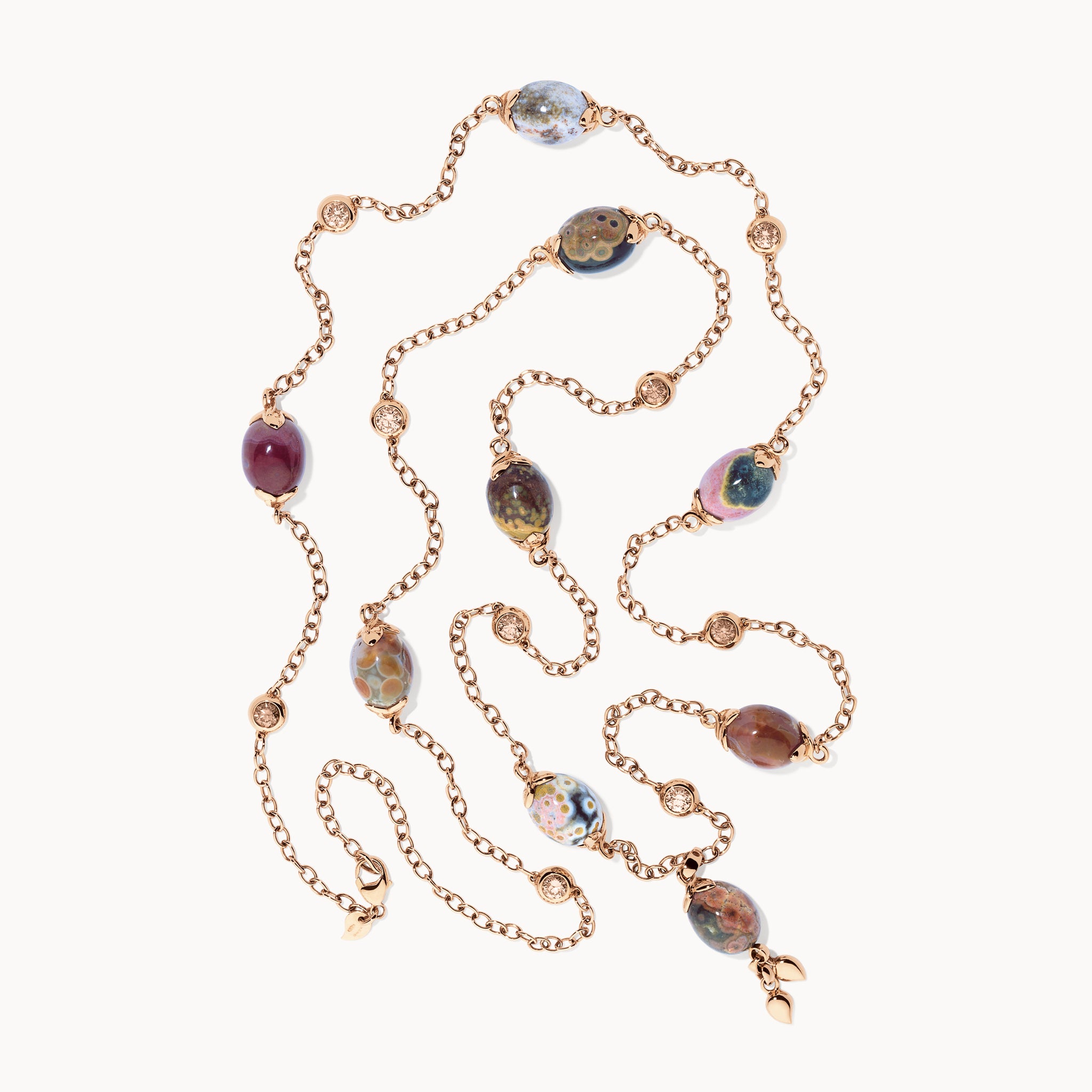 Necklace COCONUT Ocean Jasper Ocean Jasper