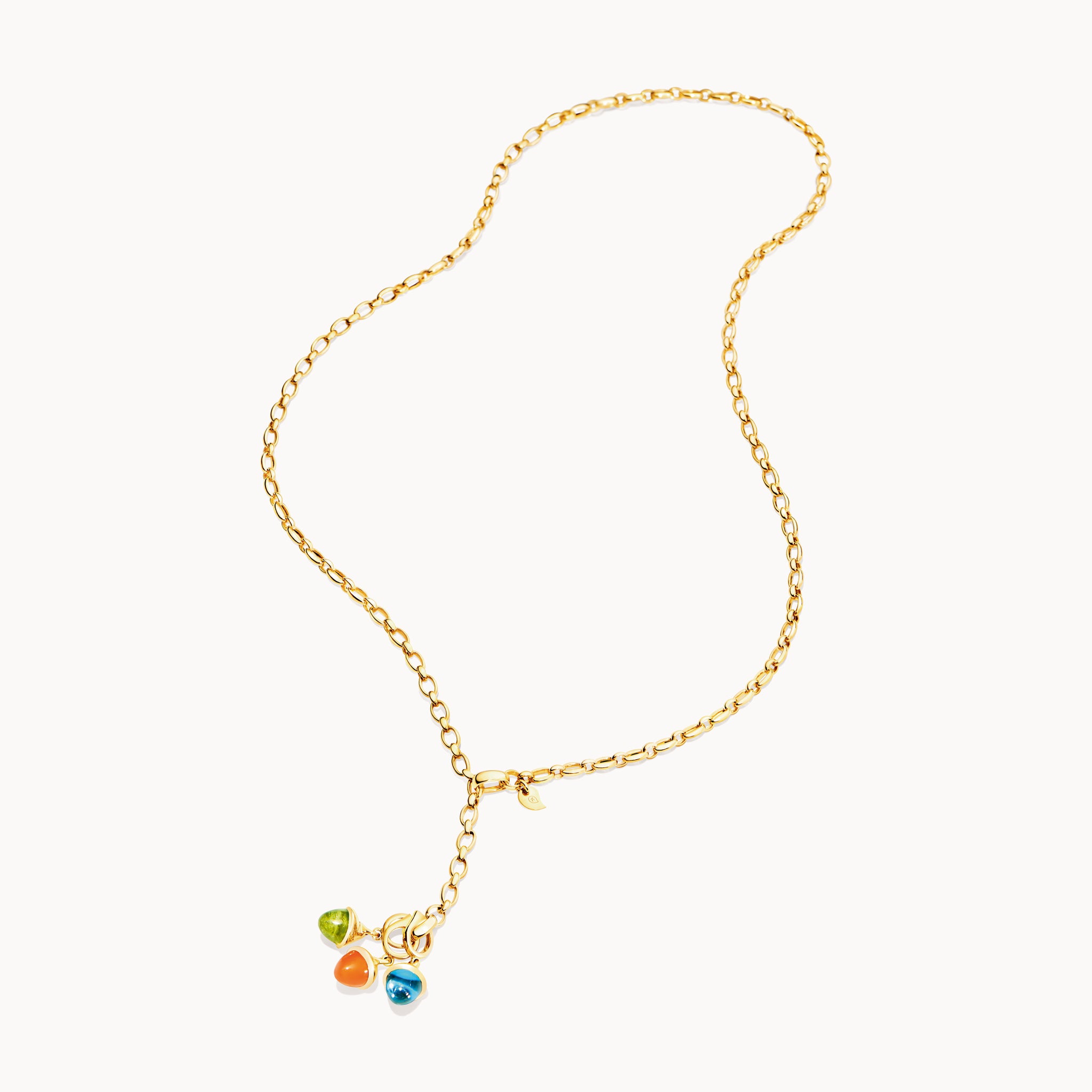 Necklace Lariat 60 cm 18K yellow gold