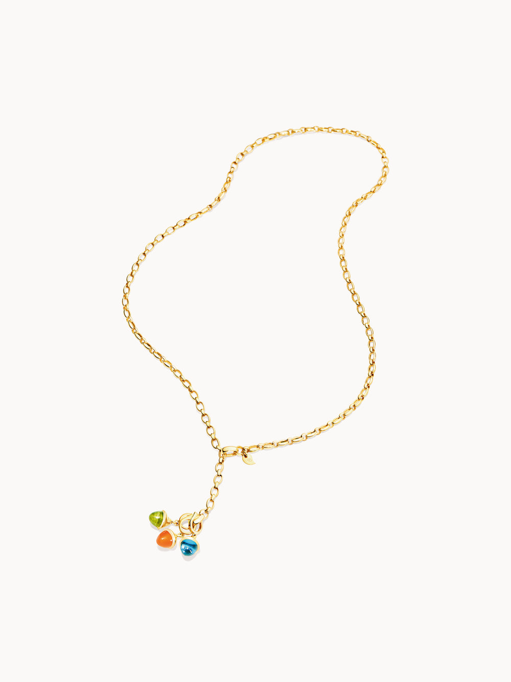 Necklace Lariat 60 cm 18K Gelbgold