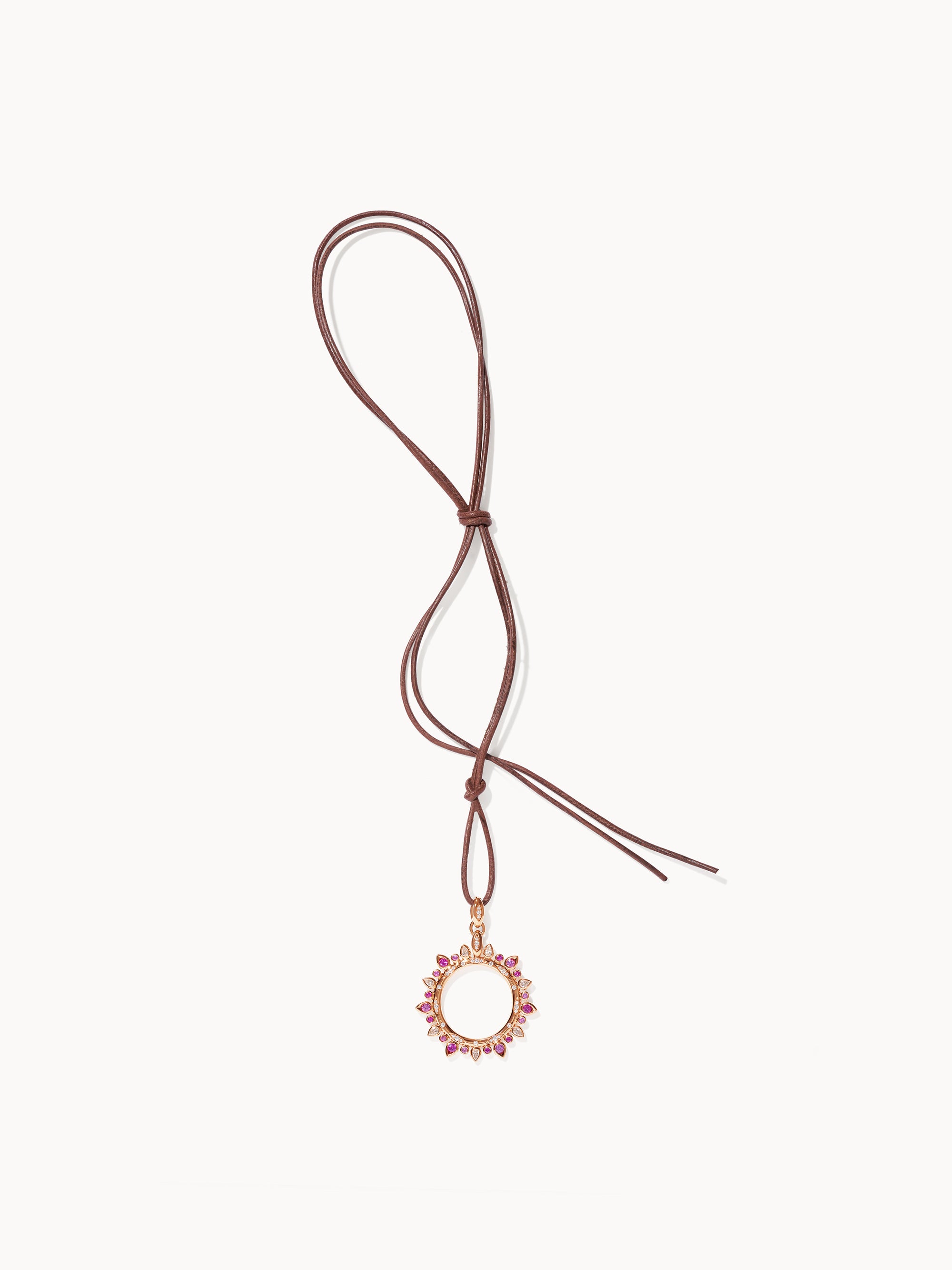 GYPSY Large Sun Pendant in 'Blush'