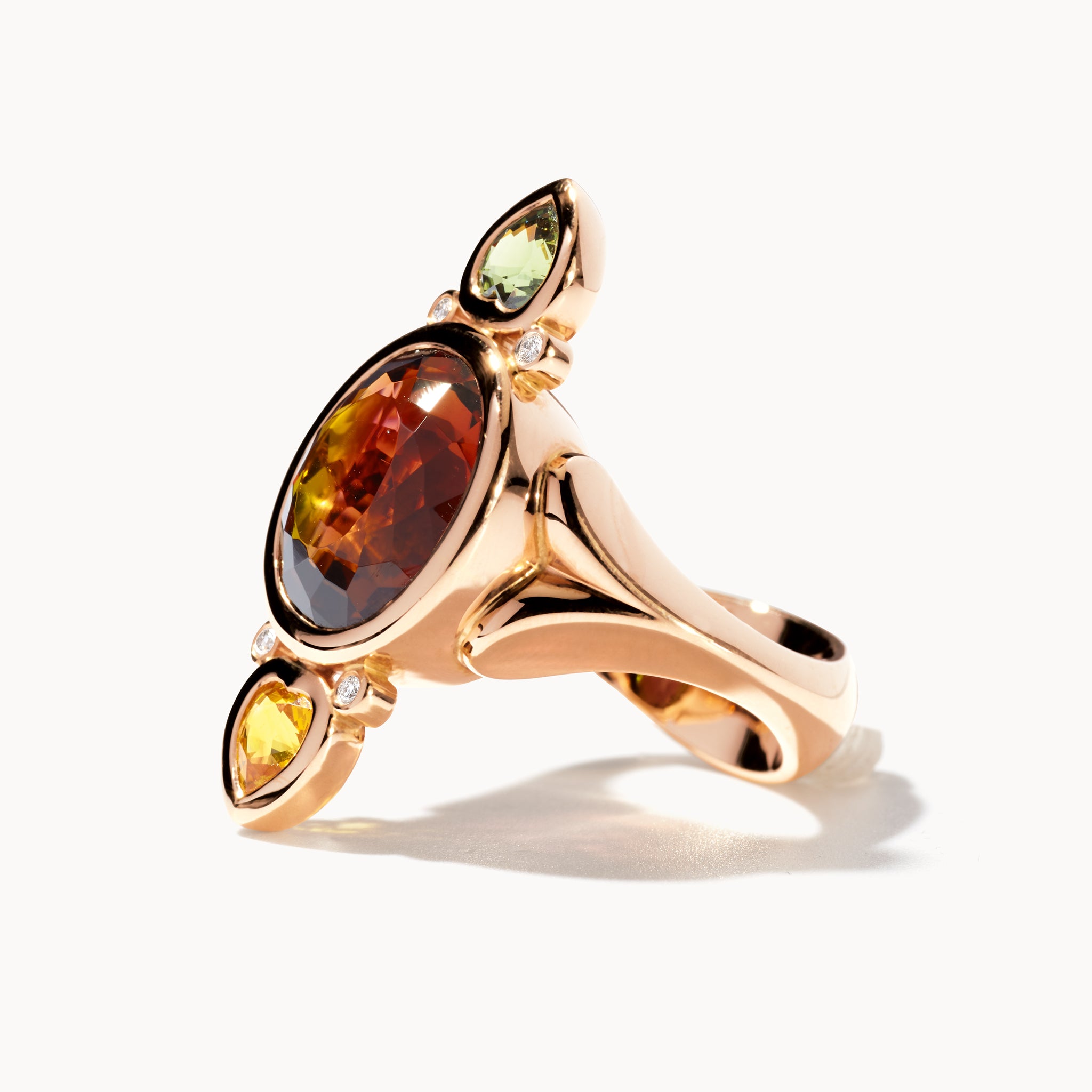 Ring TREASURE Tourmaline brown brown Tourmaline