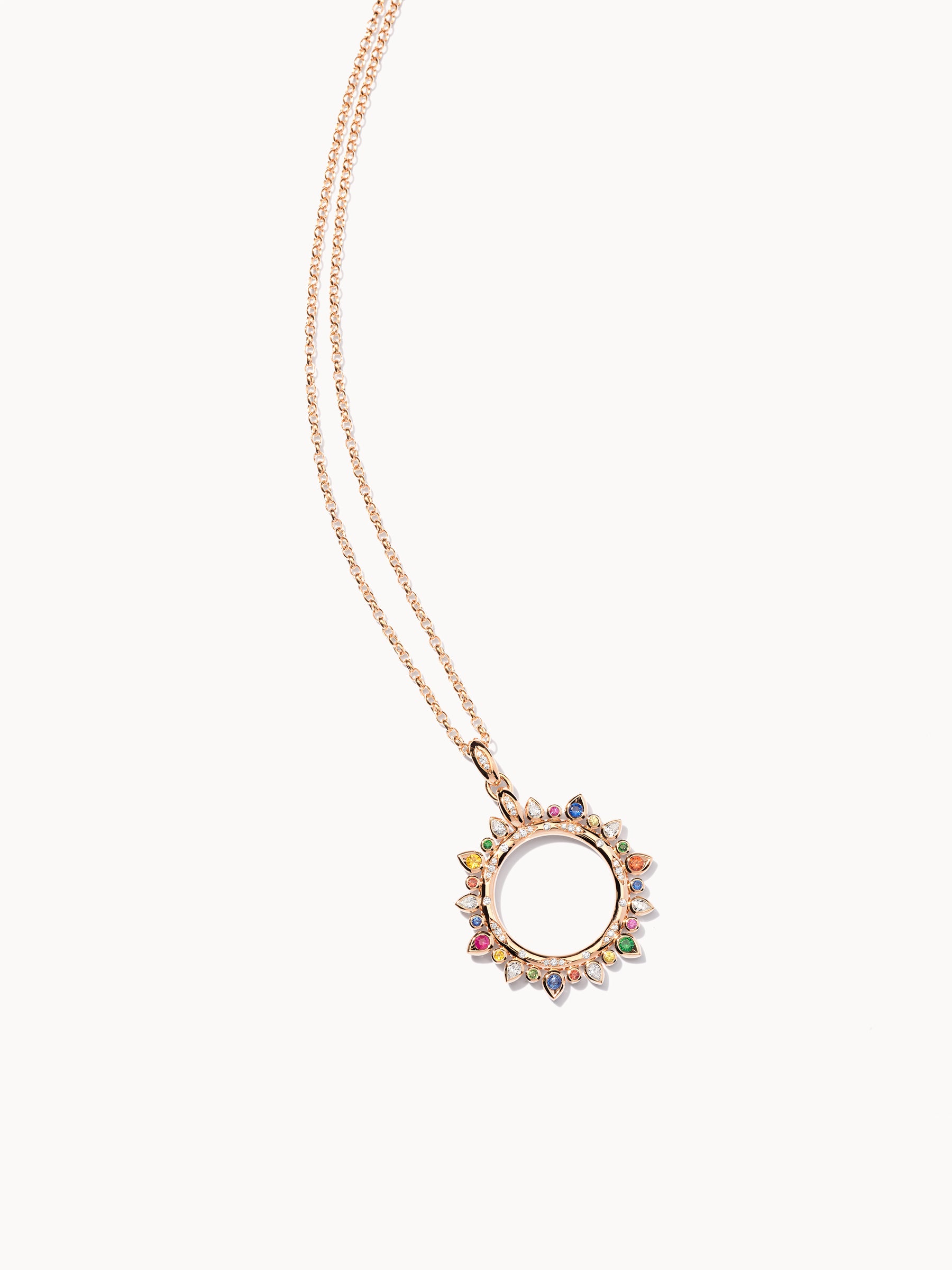 GYPSY Large Sun Pendant in 'Candy'