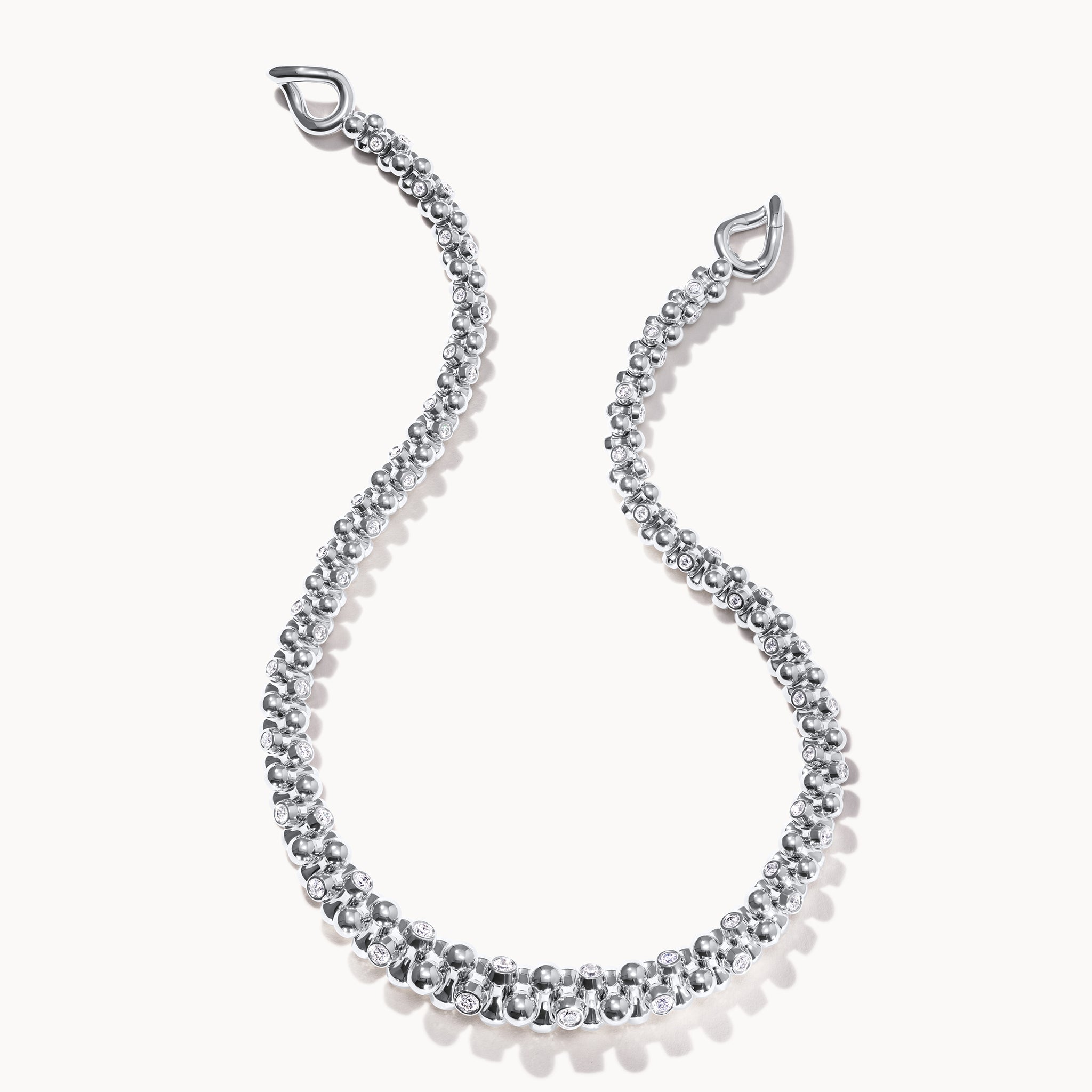Necklace ALWAYS DIAMONDS Alternating Graduated Classic