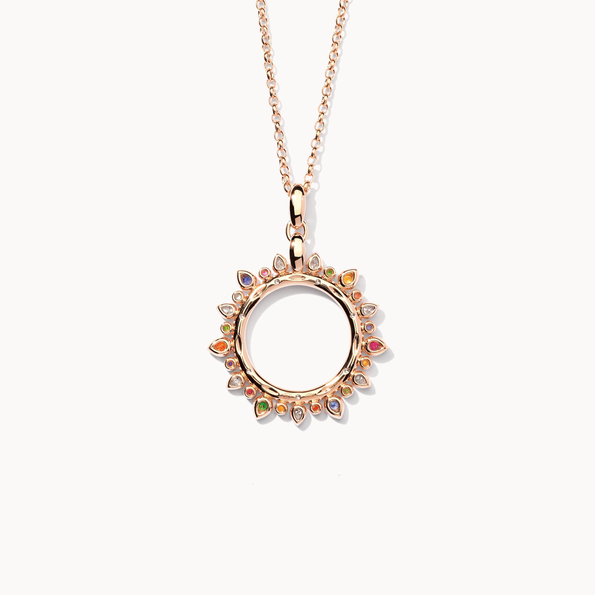 GYPSY Large Sun Pendant in 'Candy'