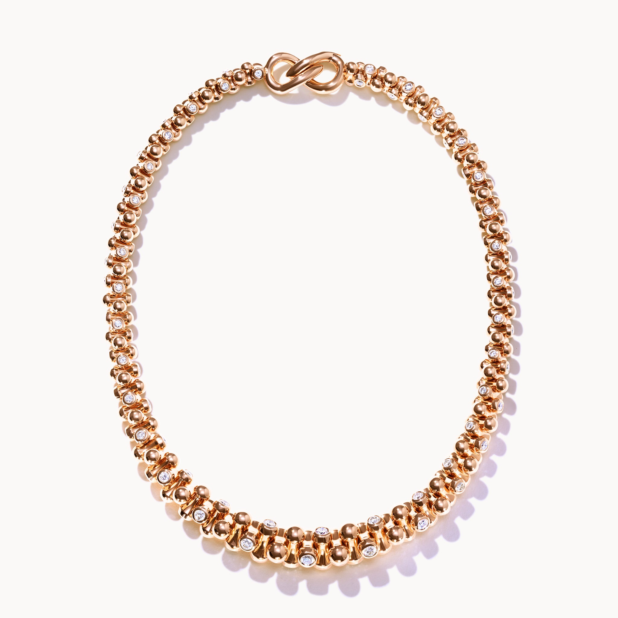 Necklace ALWAYS DIAMONDS Alternating Graduated Classic