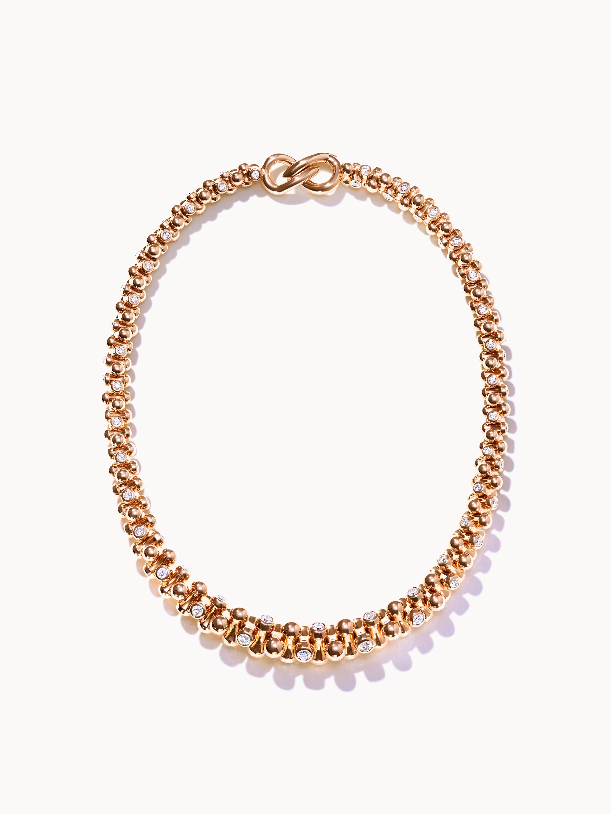 Necklace ALWAYS DIAMONDS Alternating Graduated Classic 