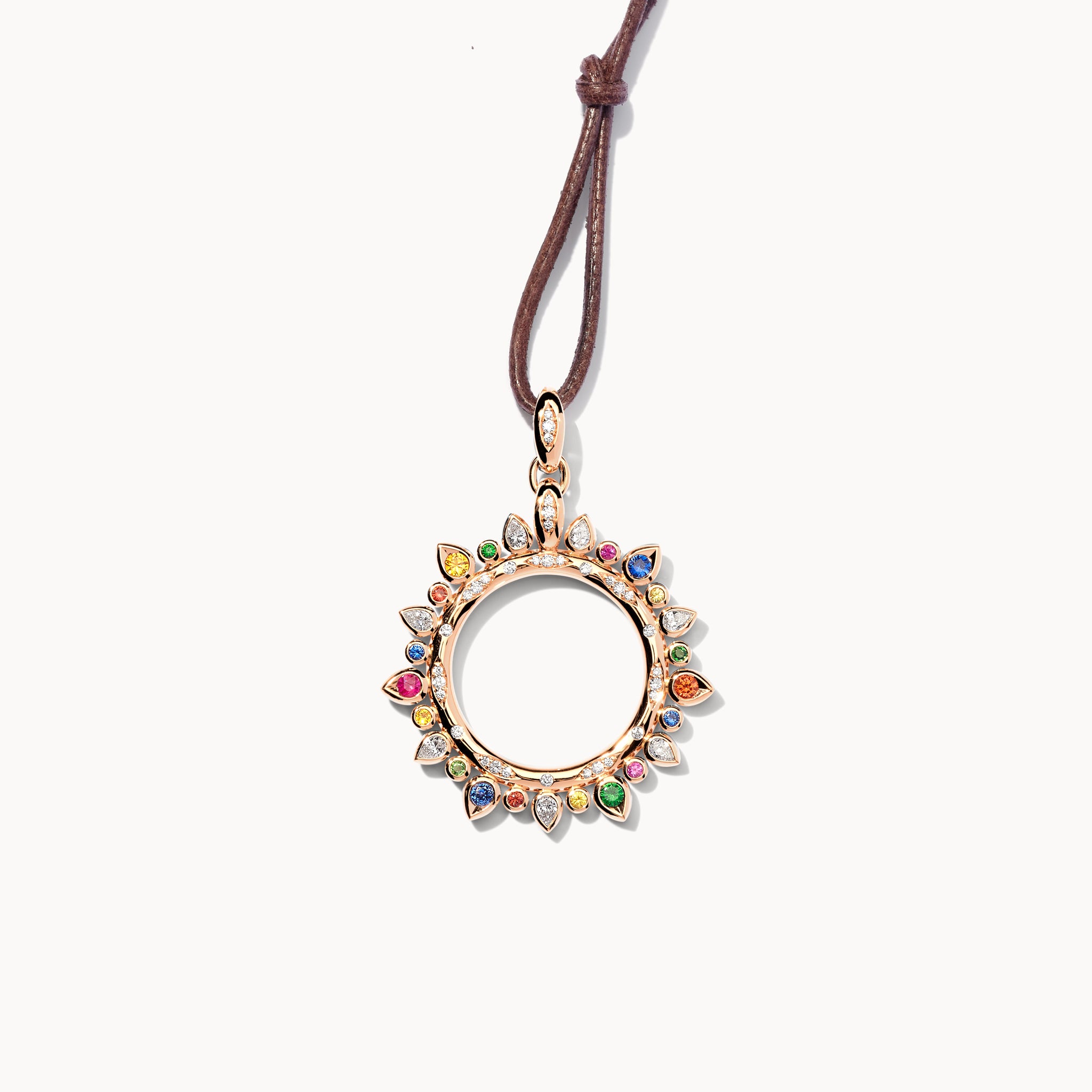 GYPSY Large Sun Pendant in 'Candy'
