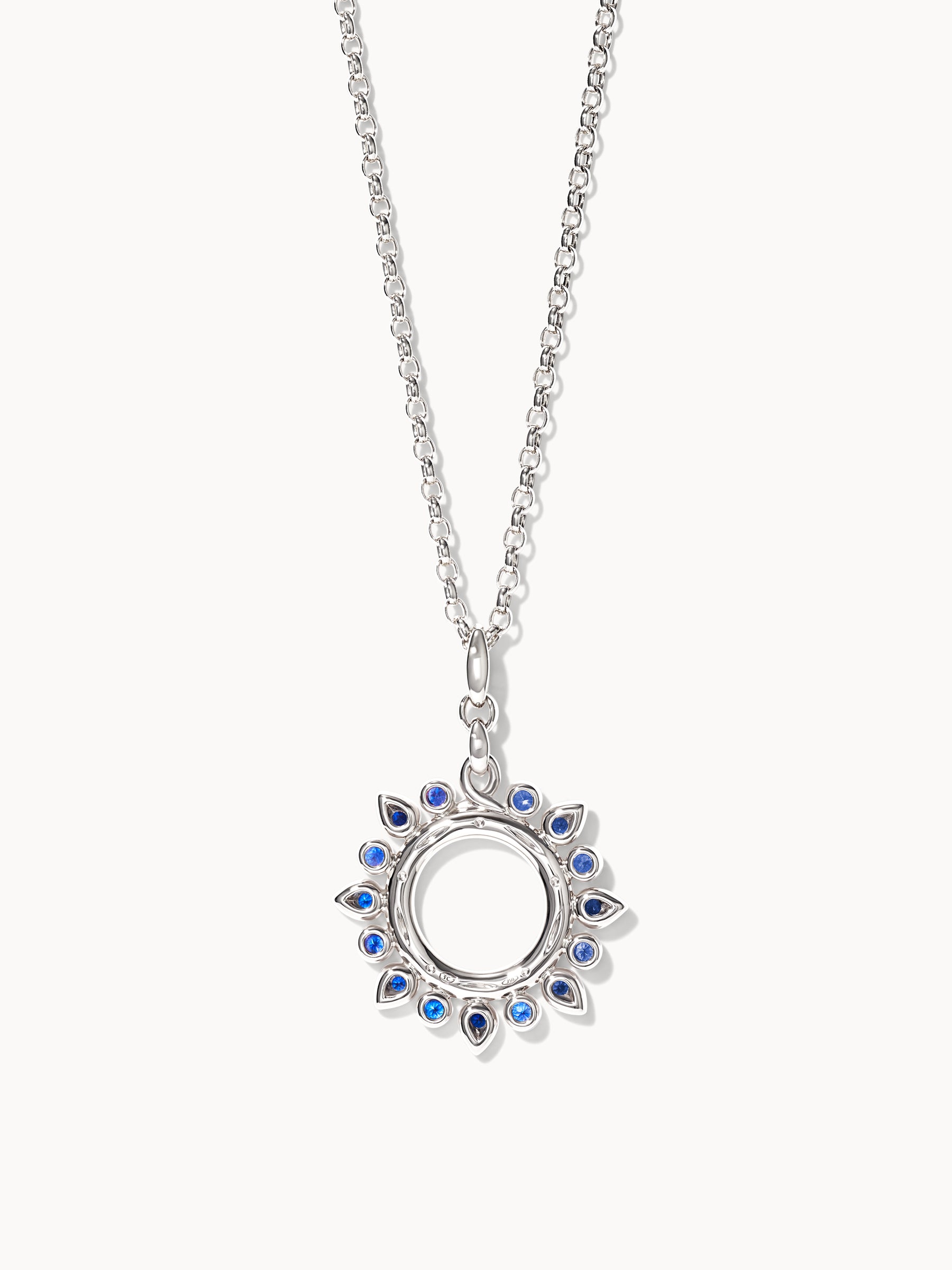 GYPSY Small Sun Pendant in 'Ocean'