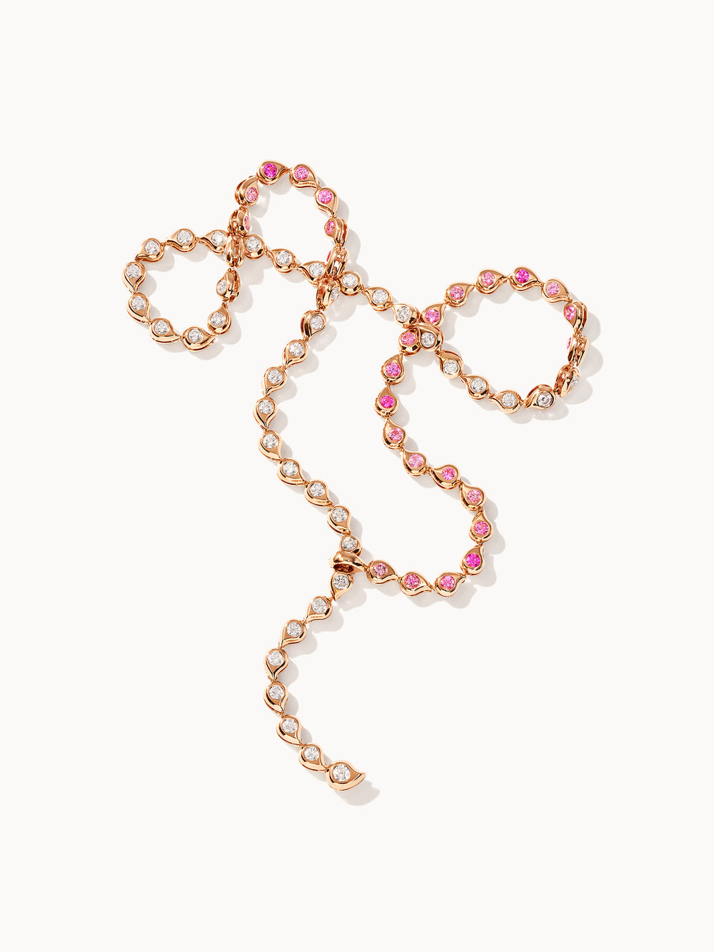 Collier SNOWFLAKES Rivière Classic / 'Blush' Blush