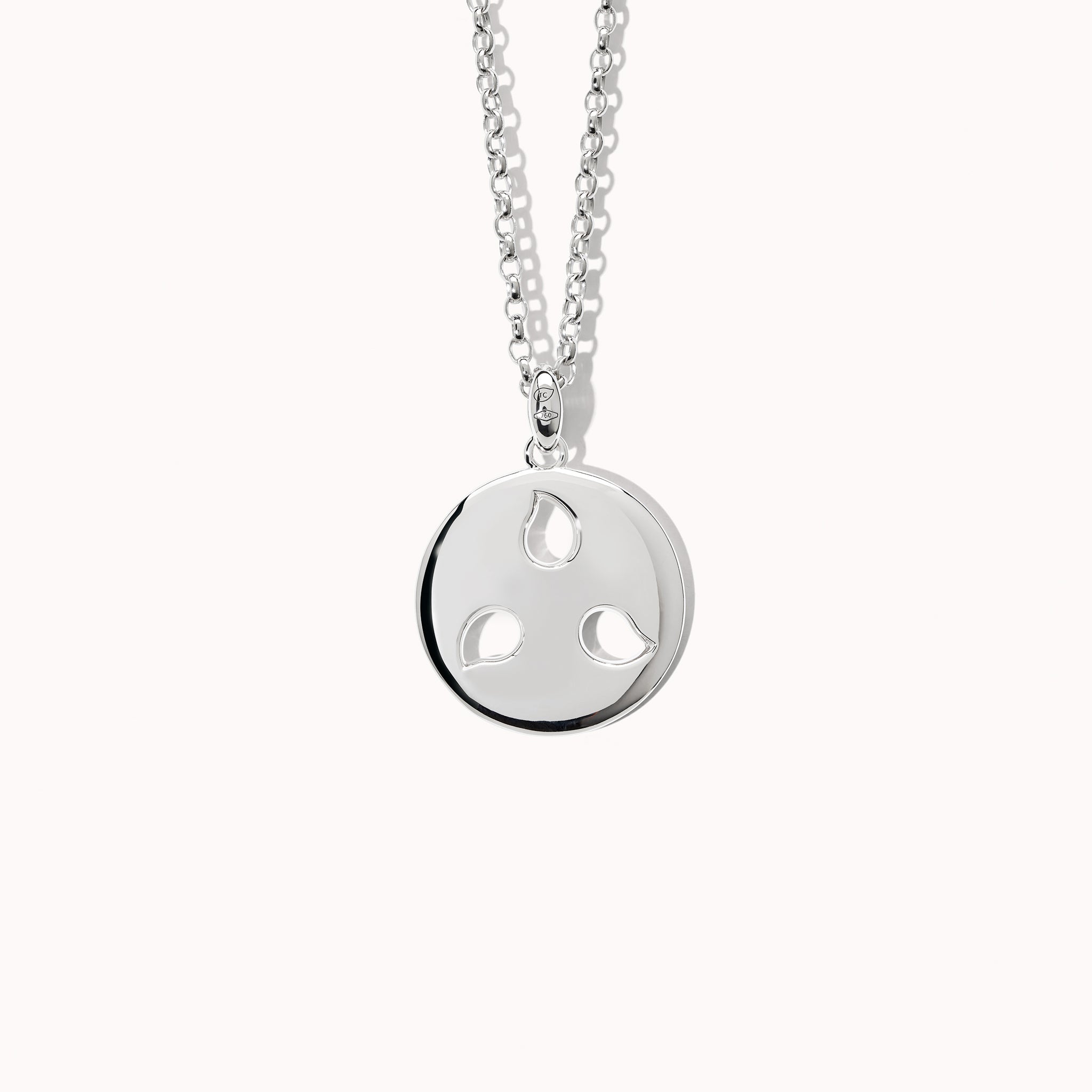 Pendant SAND DOLLAR medium 18K Weißgold