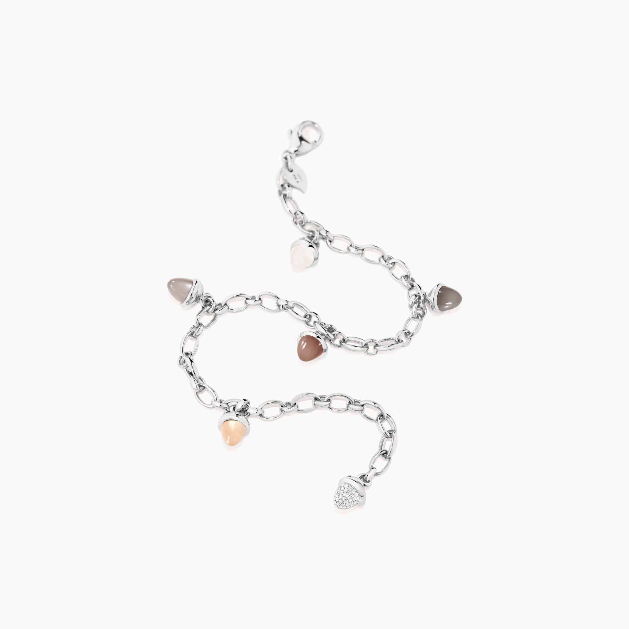Bracelet MIKADO Charm 'Cashmere' with Diamond Pavé Cashmere