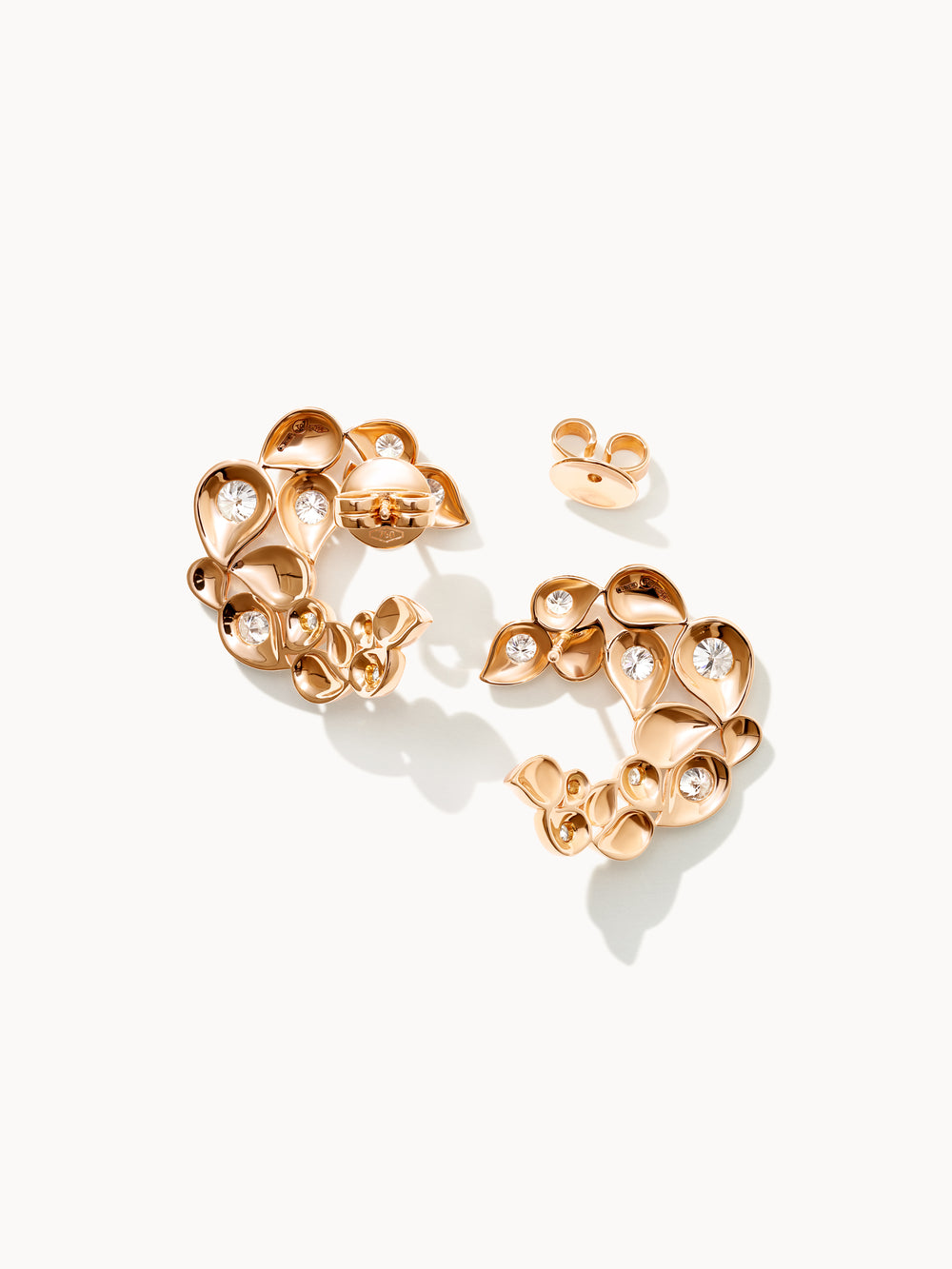 SNOWFLAKES Hoop Ohrringe Classic alternating