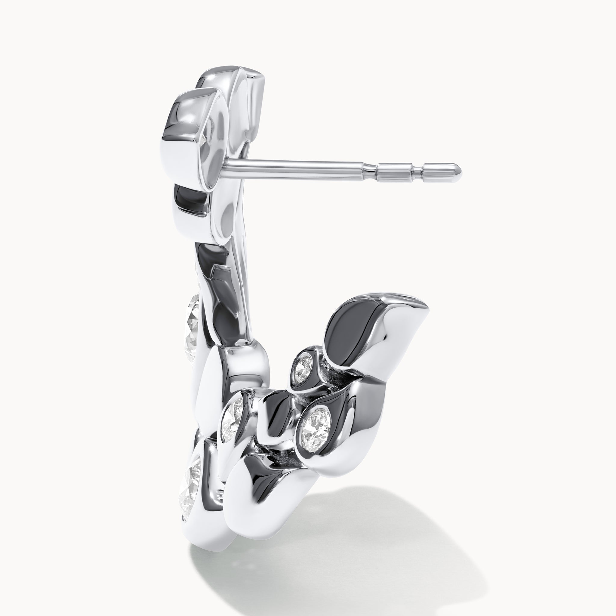 SNOWFLAKES Hoop Ohrringe Classic alternating