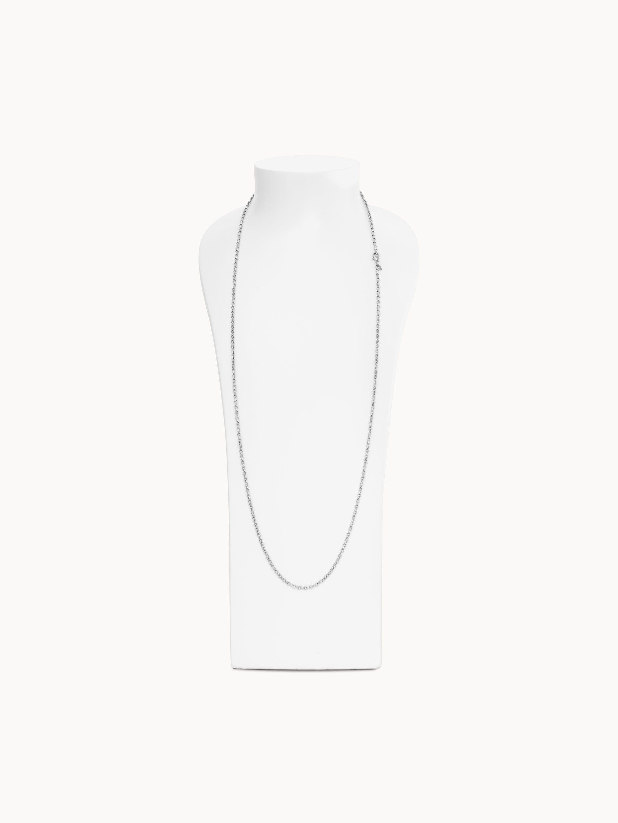 Chain BELCHER, 2,8 mm, 90 cm 18K white gold
