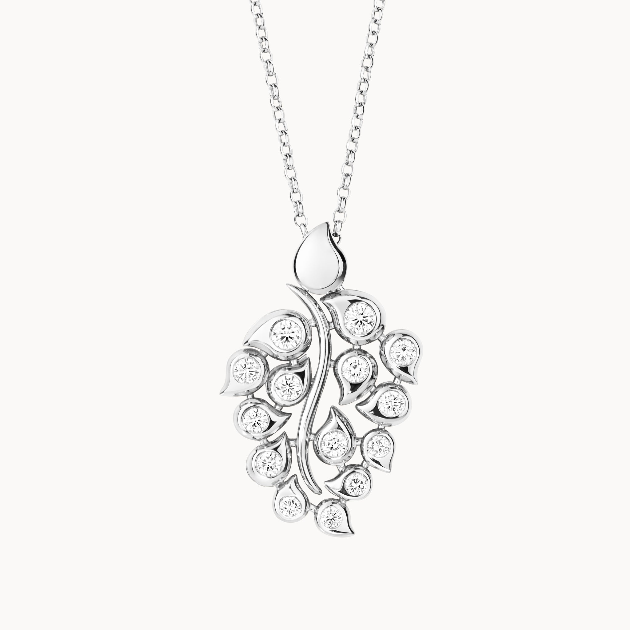 Pendant SNOWFLAKES Leaf Classic / 'Sky' 'Sky'