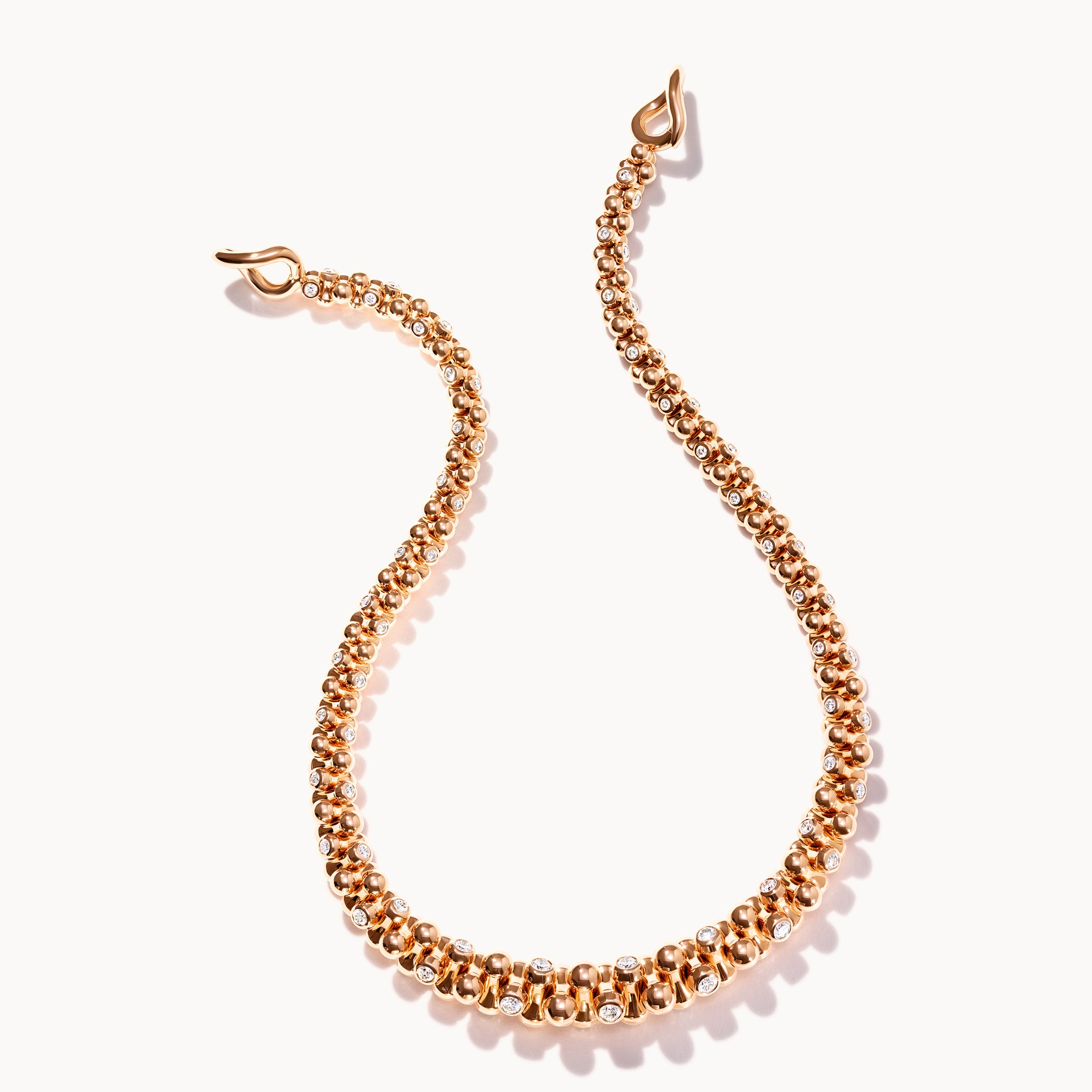 Necklace ALWAYS DIAMONDS Alternating Graduated Classic