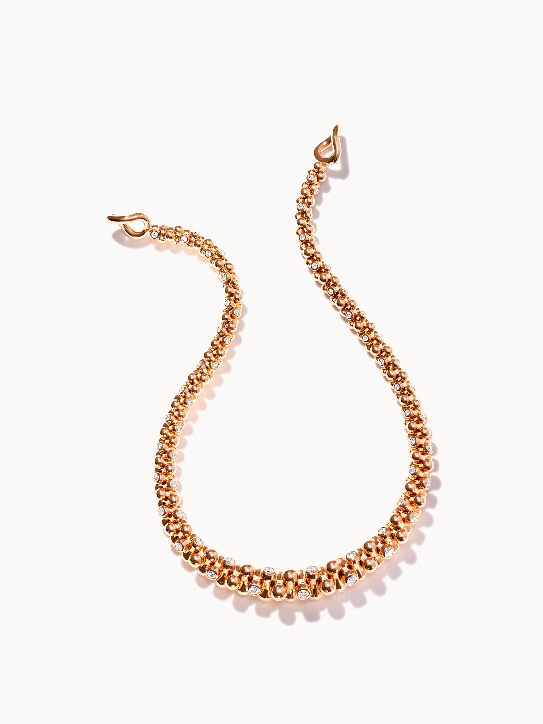 Necklace ALWAYS DIAMONDS Alternating Graduated Classic 