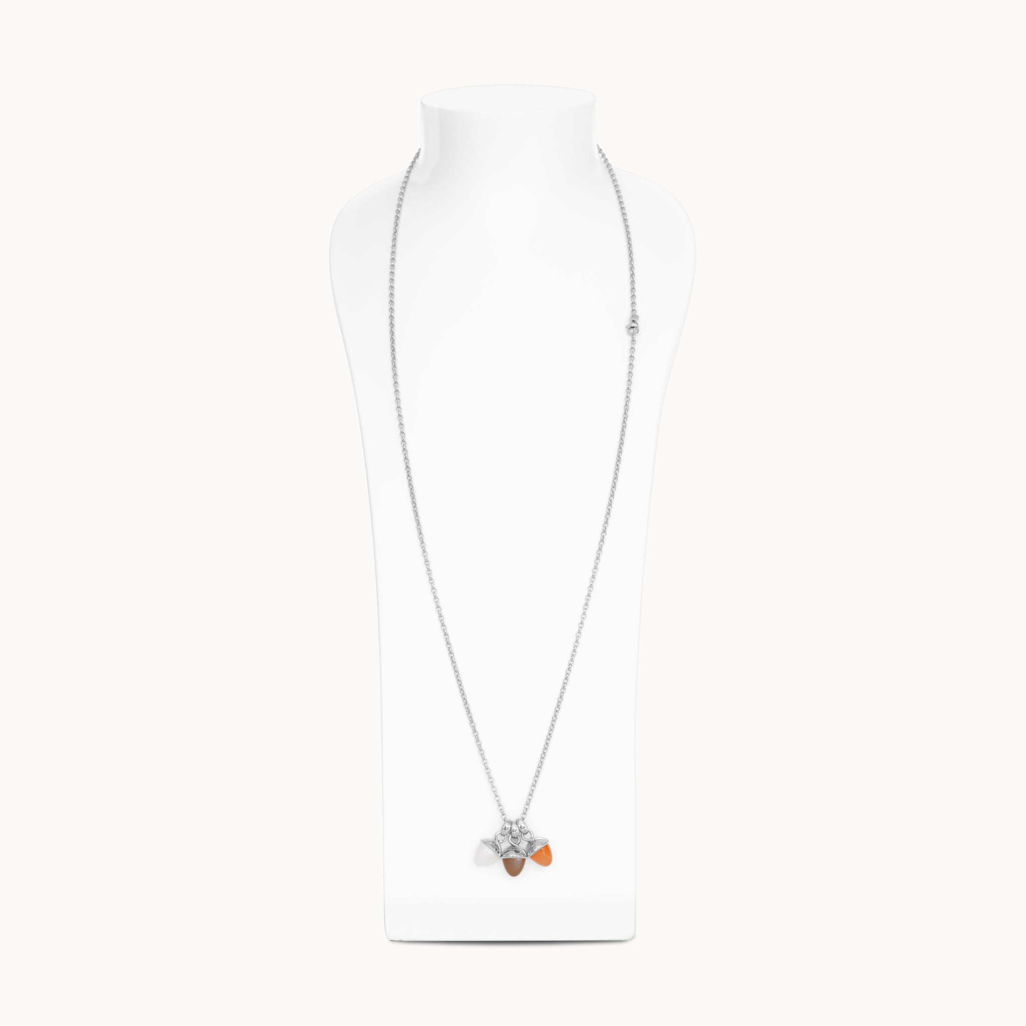 Chain BELCHER, 2,8 mm, 90 cm 18K white gold