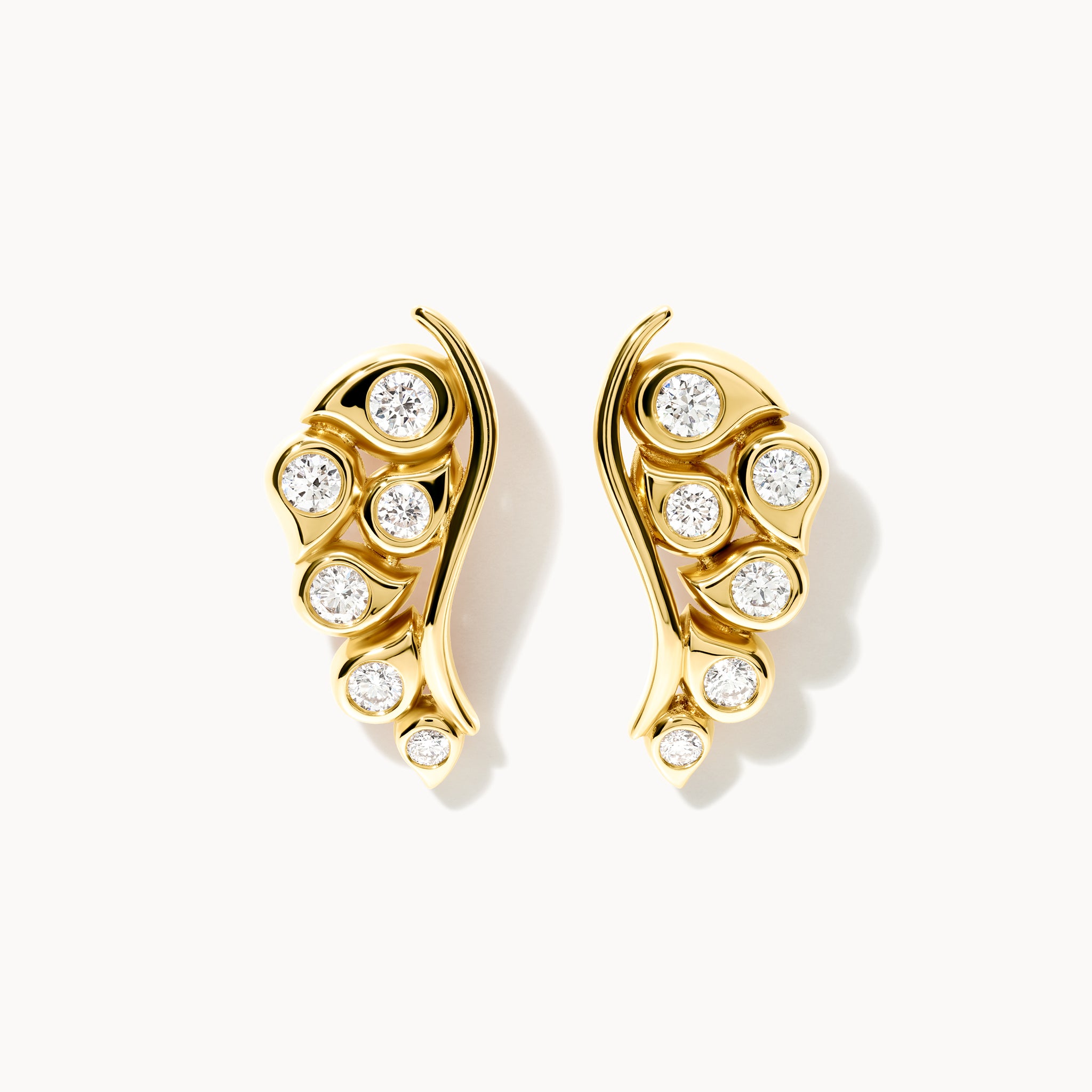 SNOWFLAKES Leaf Ohrringe Classic