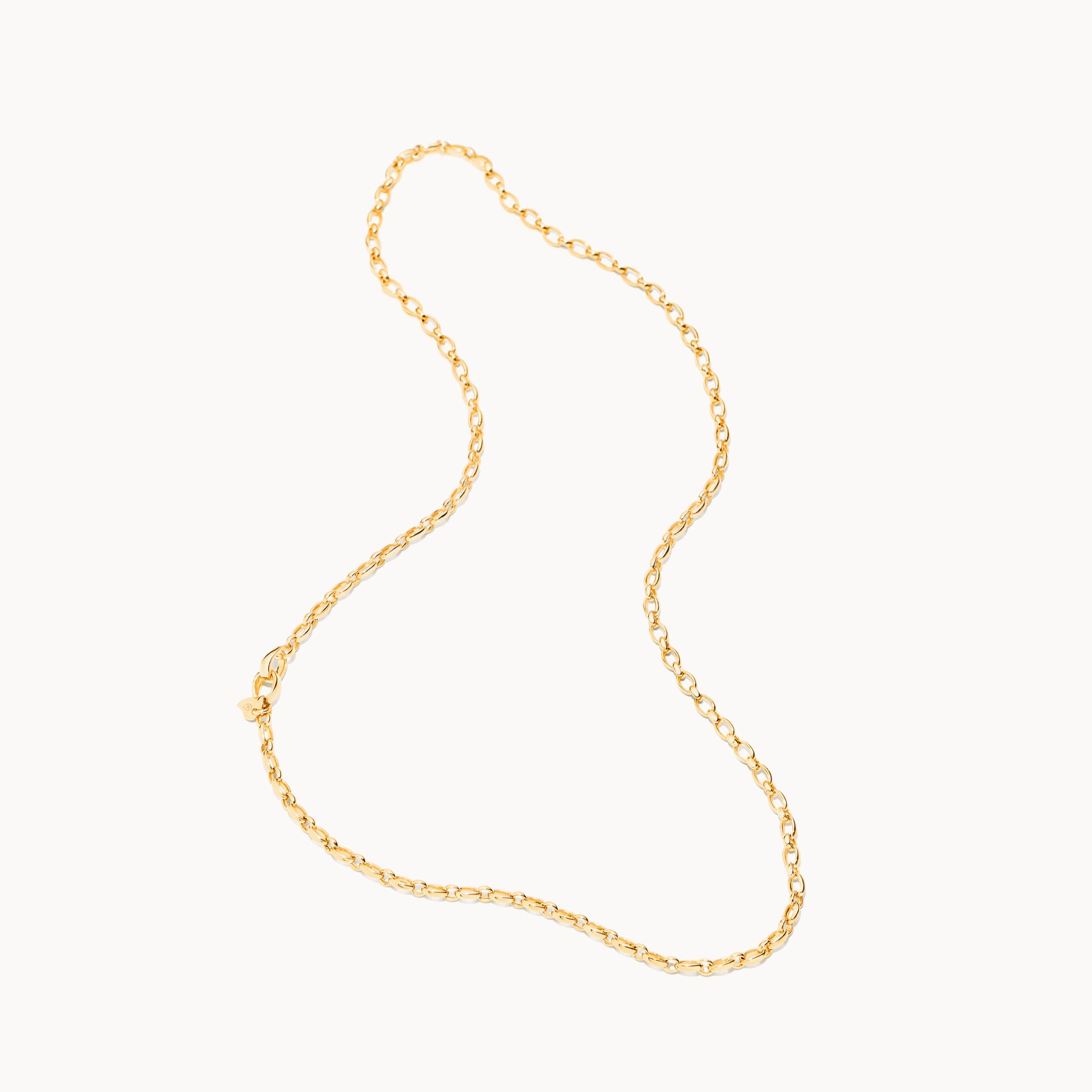 Necklace Lariat 60 cm 18K yellow gold