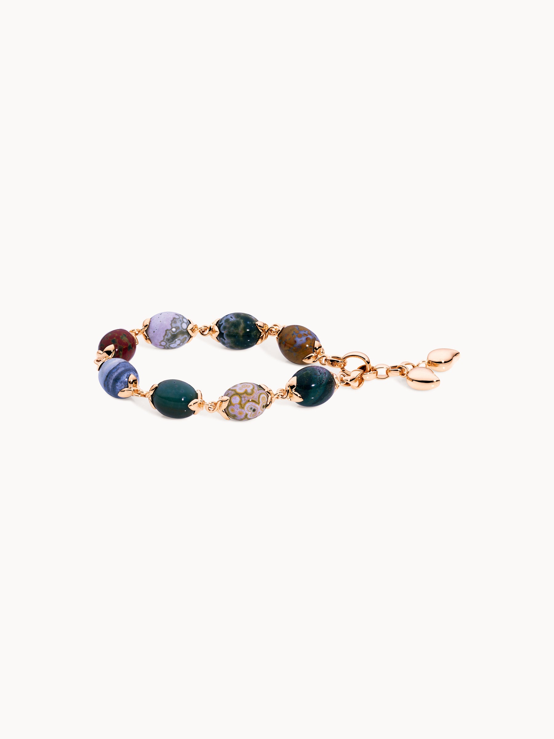 COCONUT Small Link Version Bracelet with Ocean Jasper
