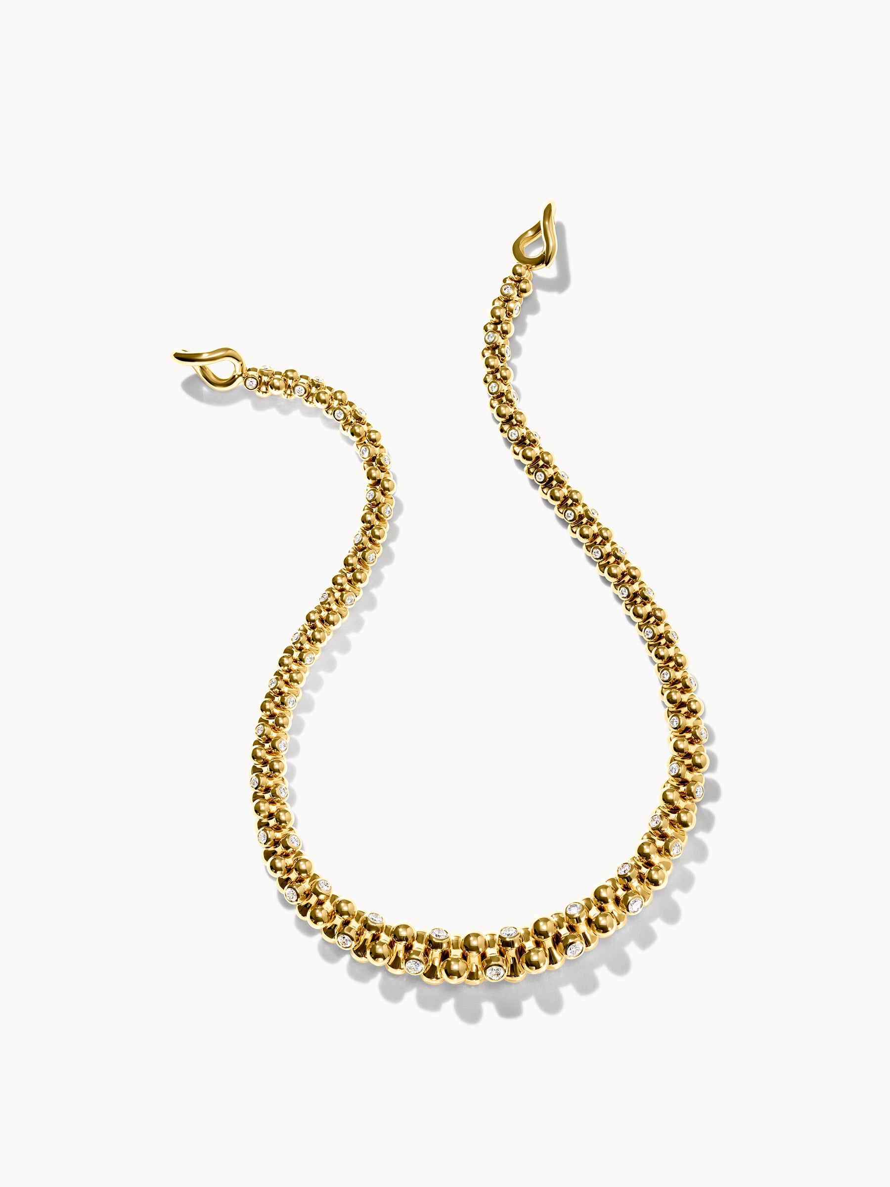 Necklace ALWAYS DIAMONDS Alternating Graduated Classic 