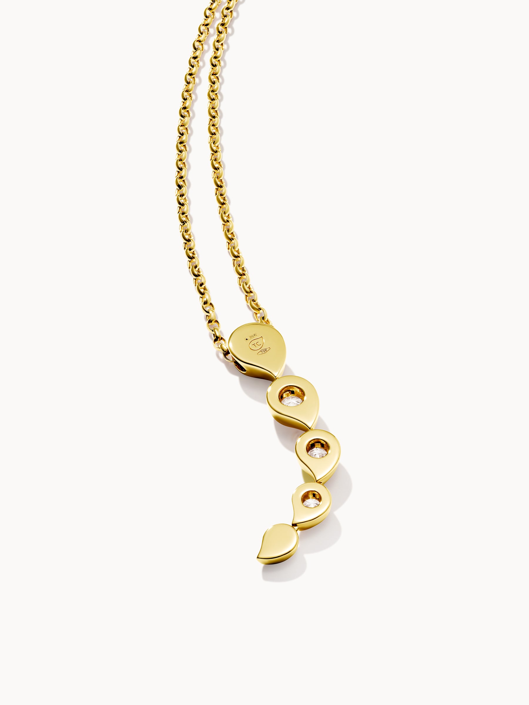 SNOWFLAKES Rivière pendant Classic