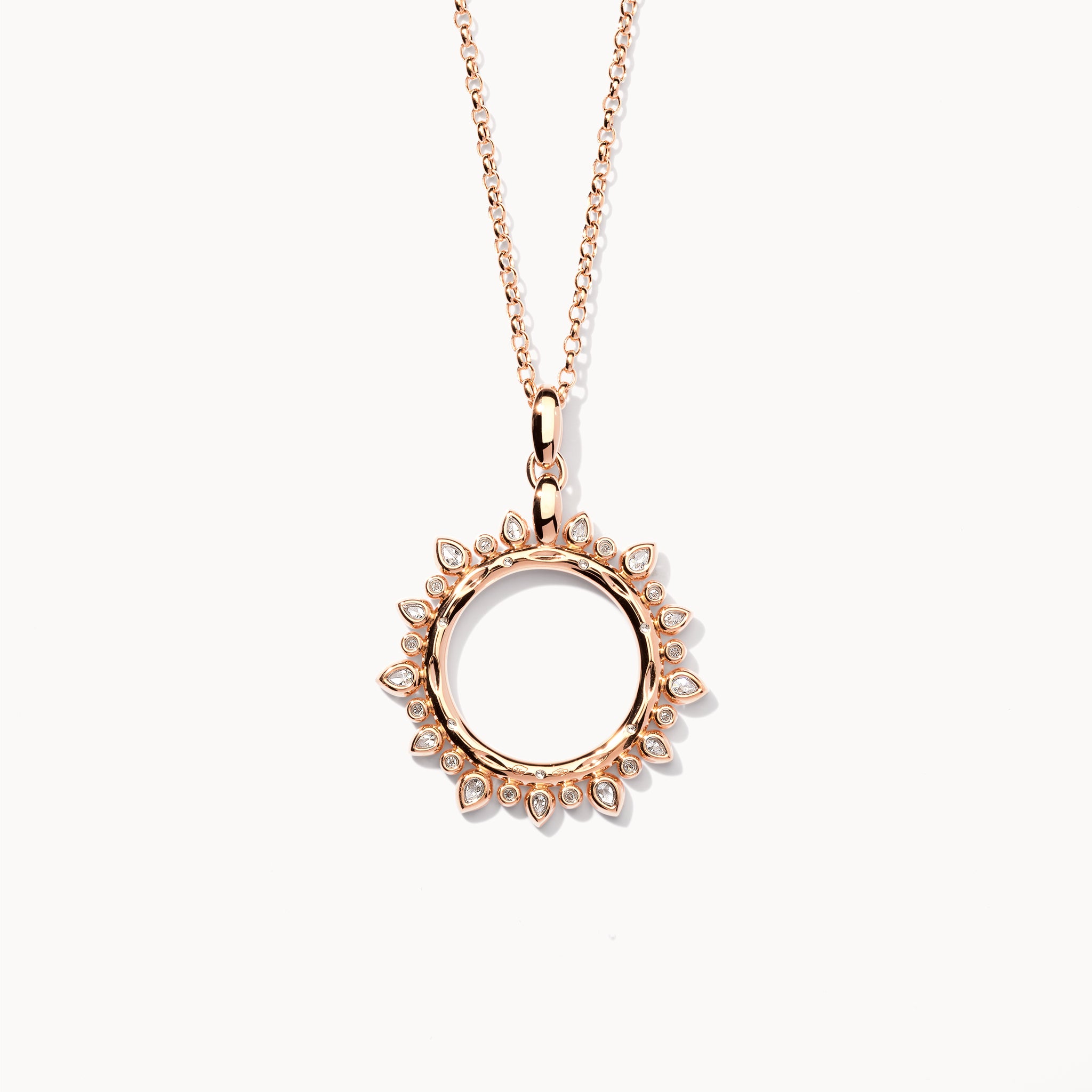 Pendant GYPSY 'Classic' Sun large mit Diamanten