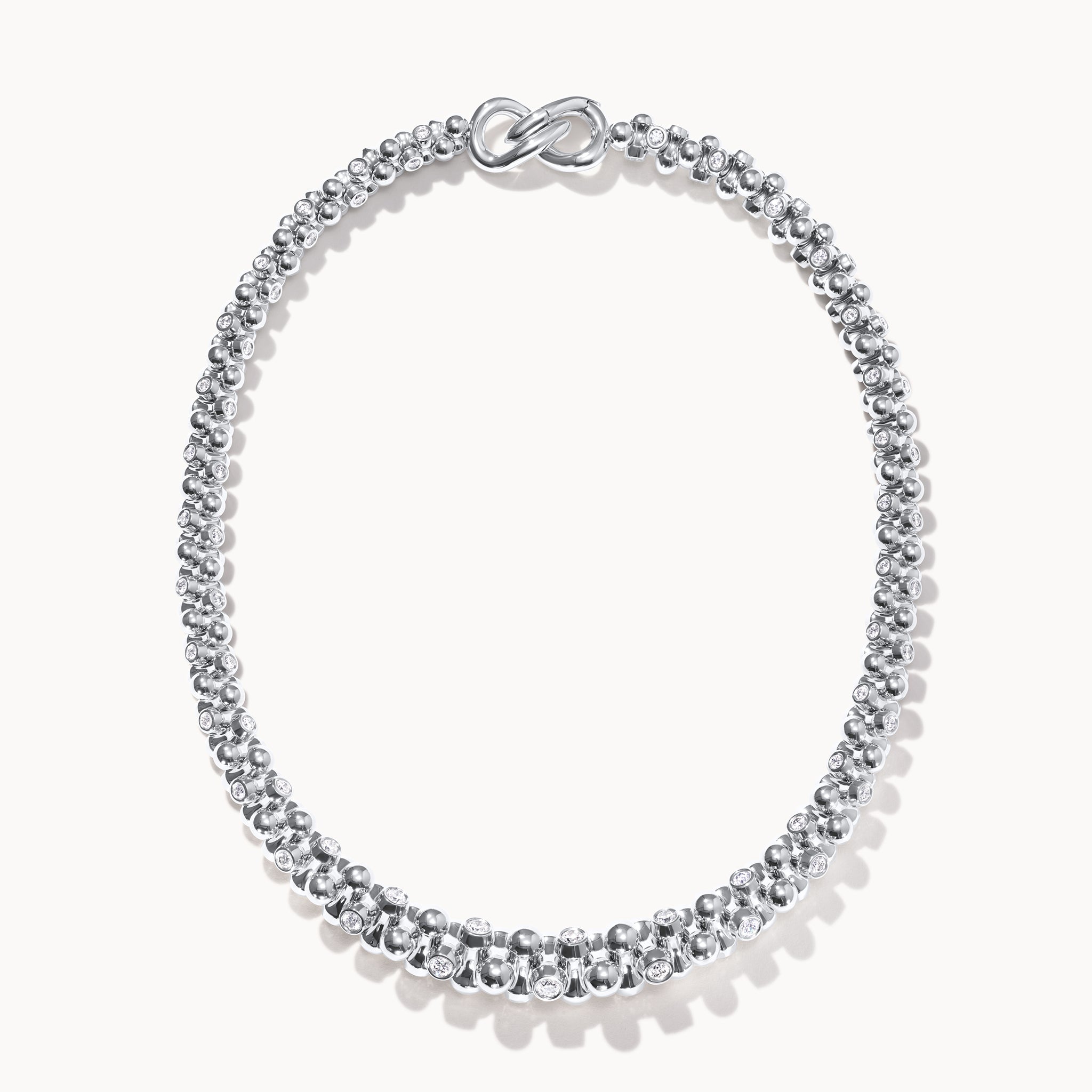 Necklace ALWAYS DIAMONDS Alternating Graduated Classic