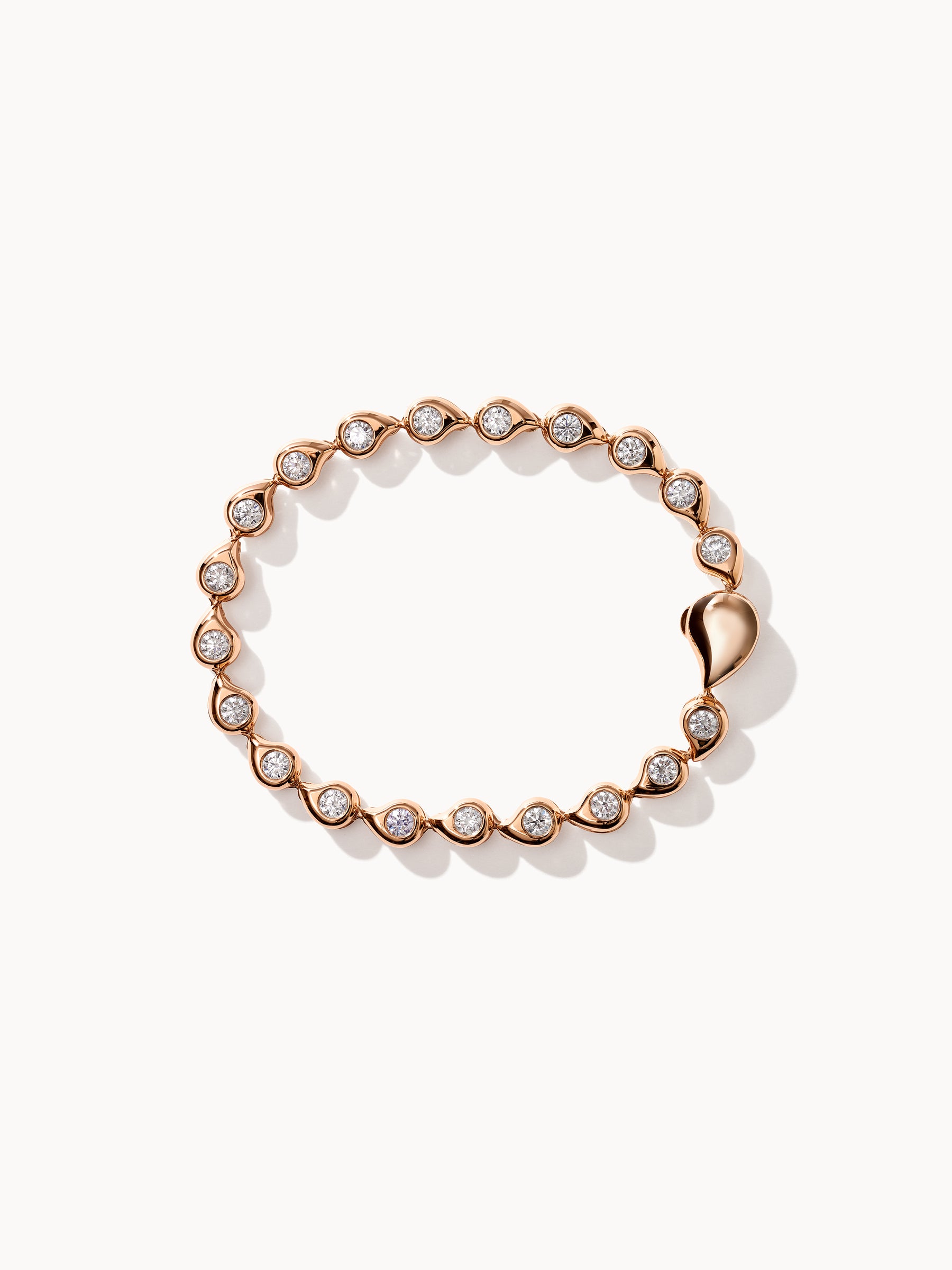 SNOWFLAKES Rivière Bracelet in 'Blush'