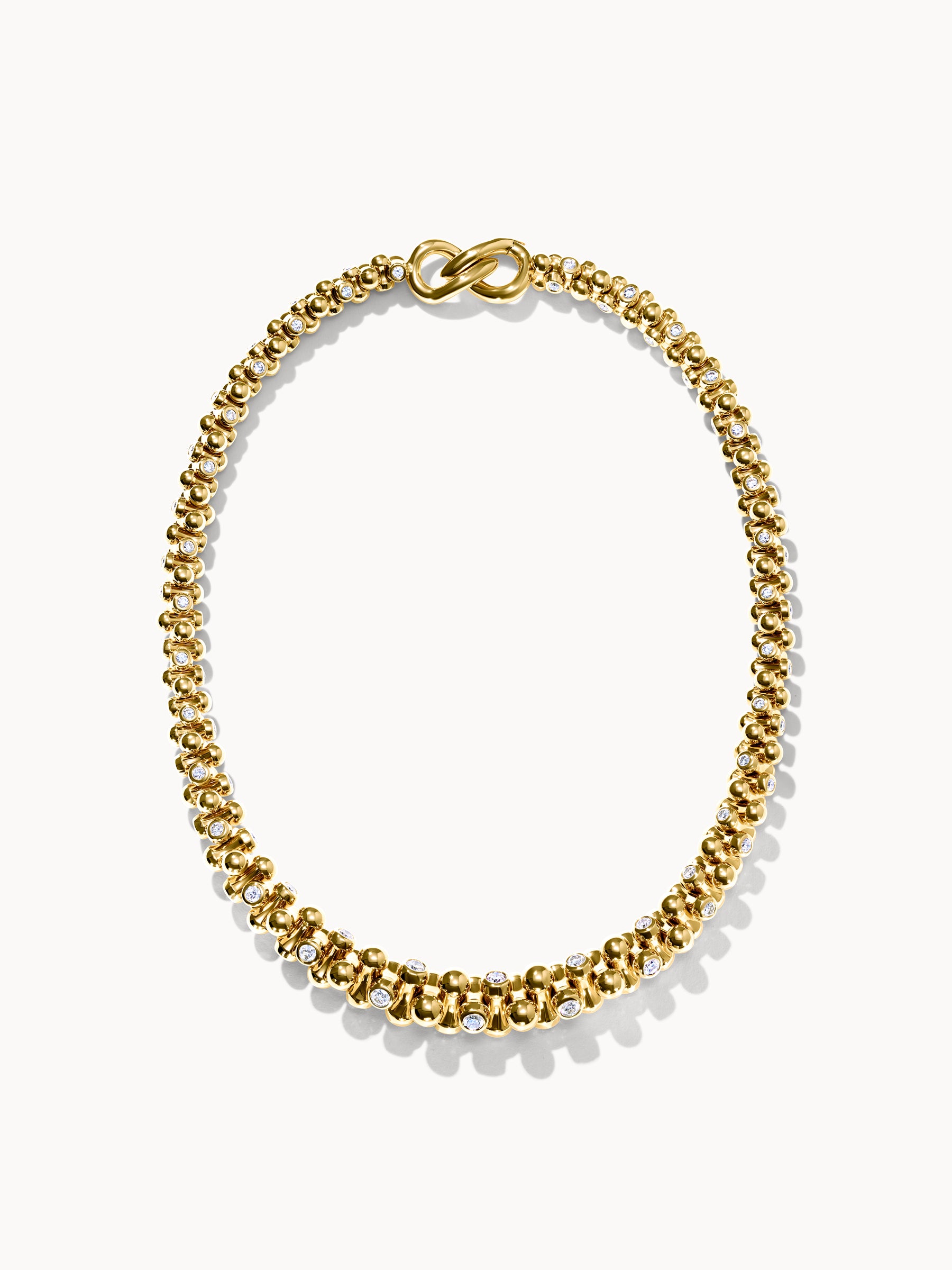 Necklace ALWAYS DIAMONDS Alternating Graduated Classic 