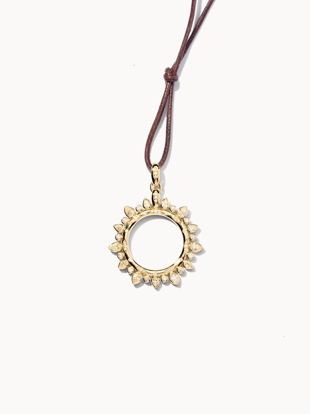 Pendant GYPSY 'Classic' Sun large mit Diamanten