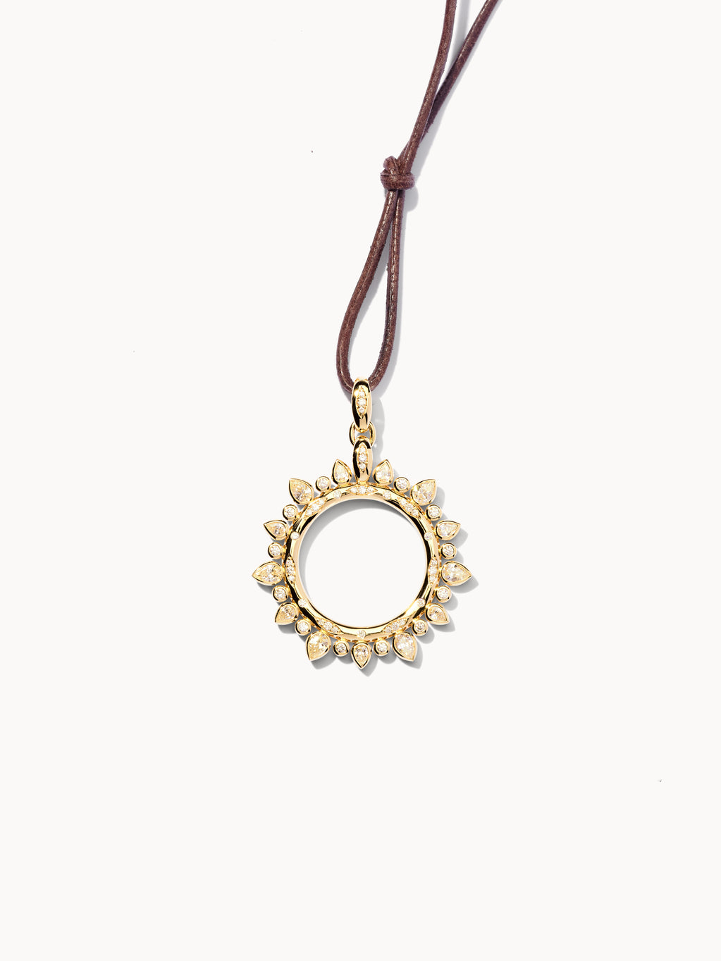Pendant GYPSY 'Classic' Sun large mit Diamanten