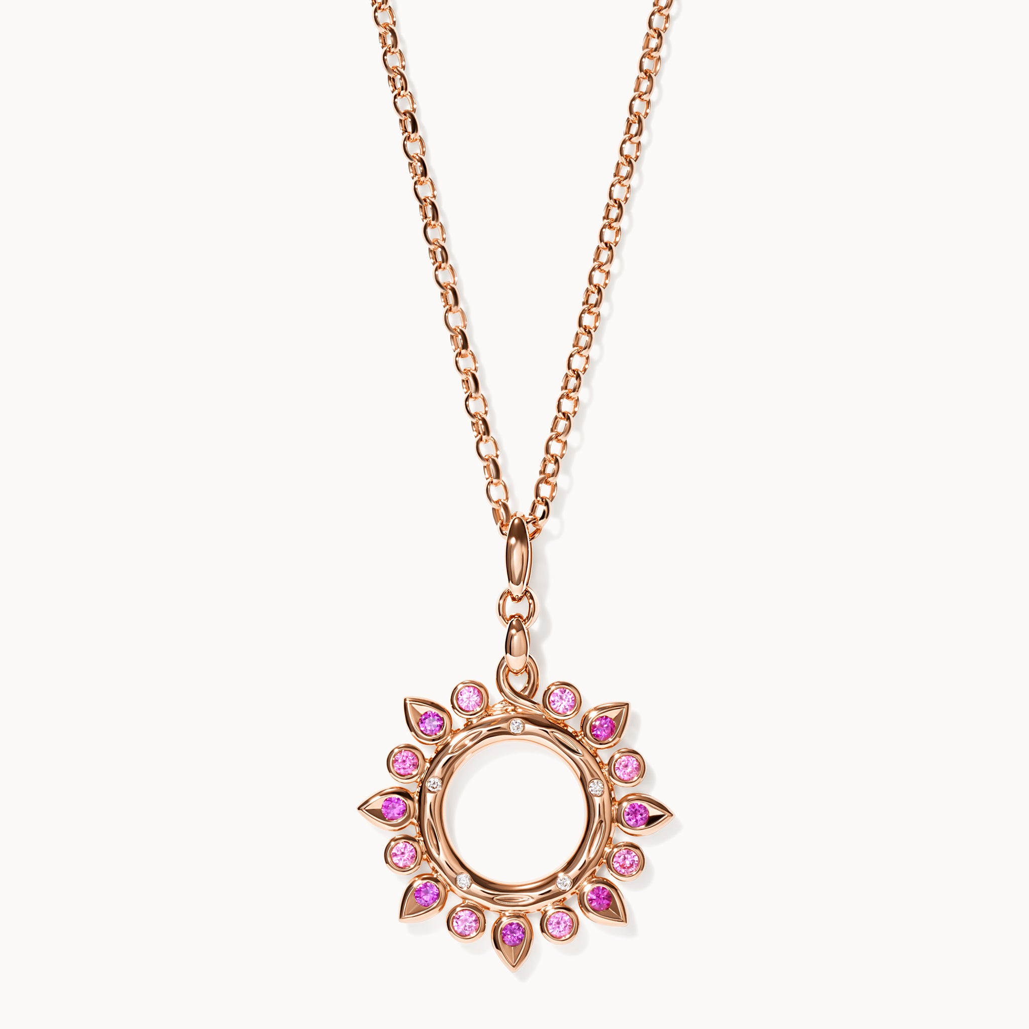 Pendant GYPSY 'Blush' Sun small 