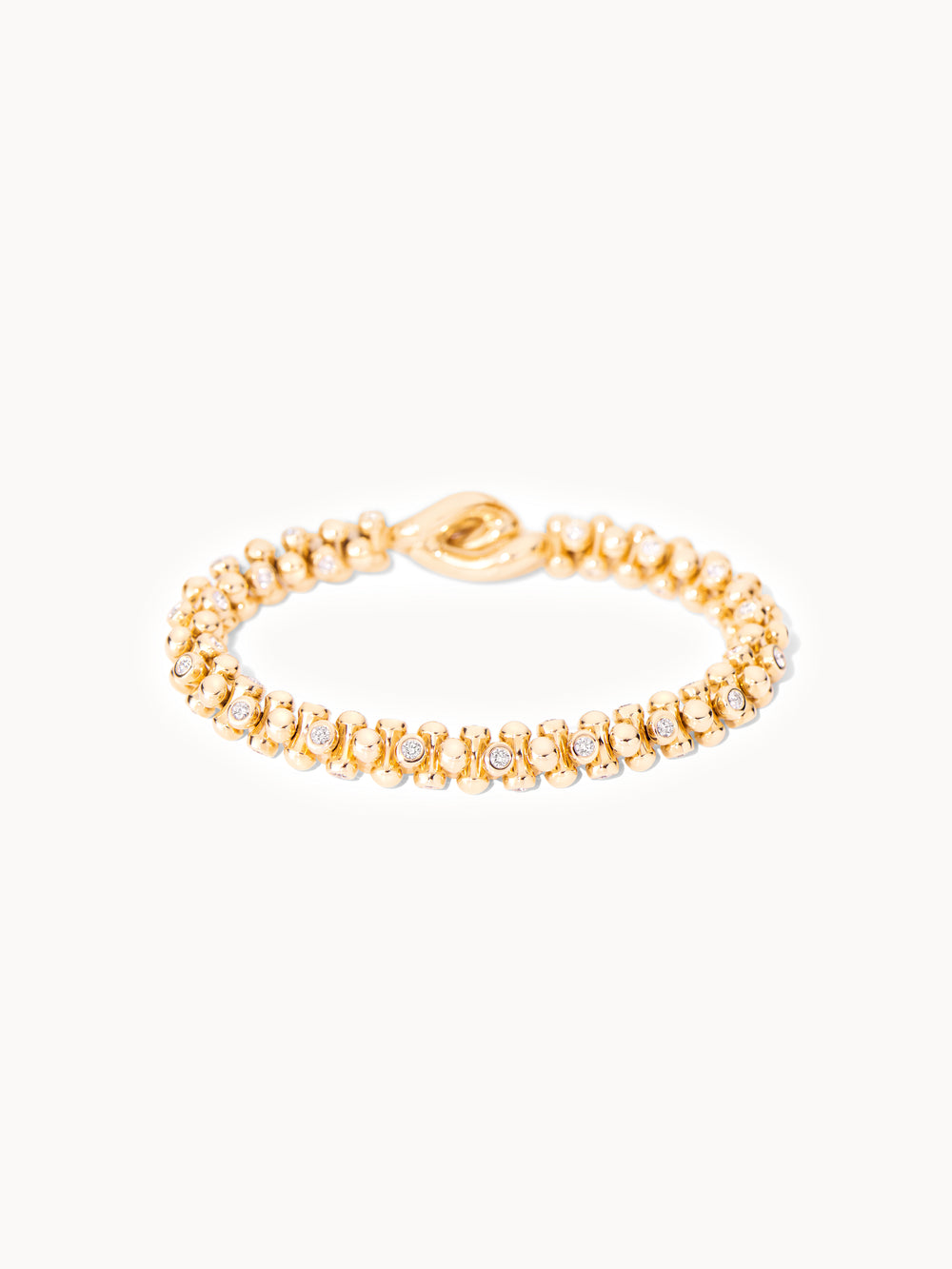 Bracelet ALWAYS DIAMONDS alternating Classic 18K Gelbgold